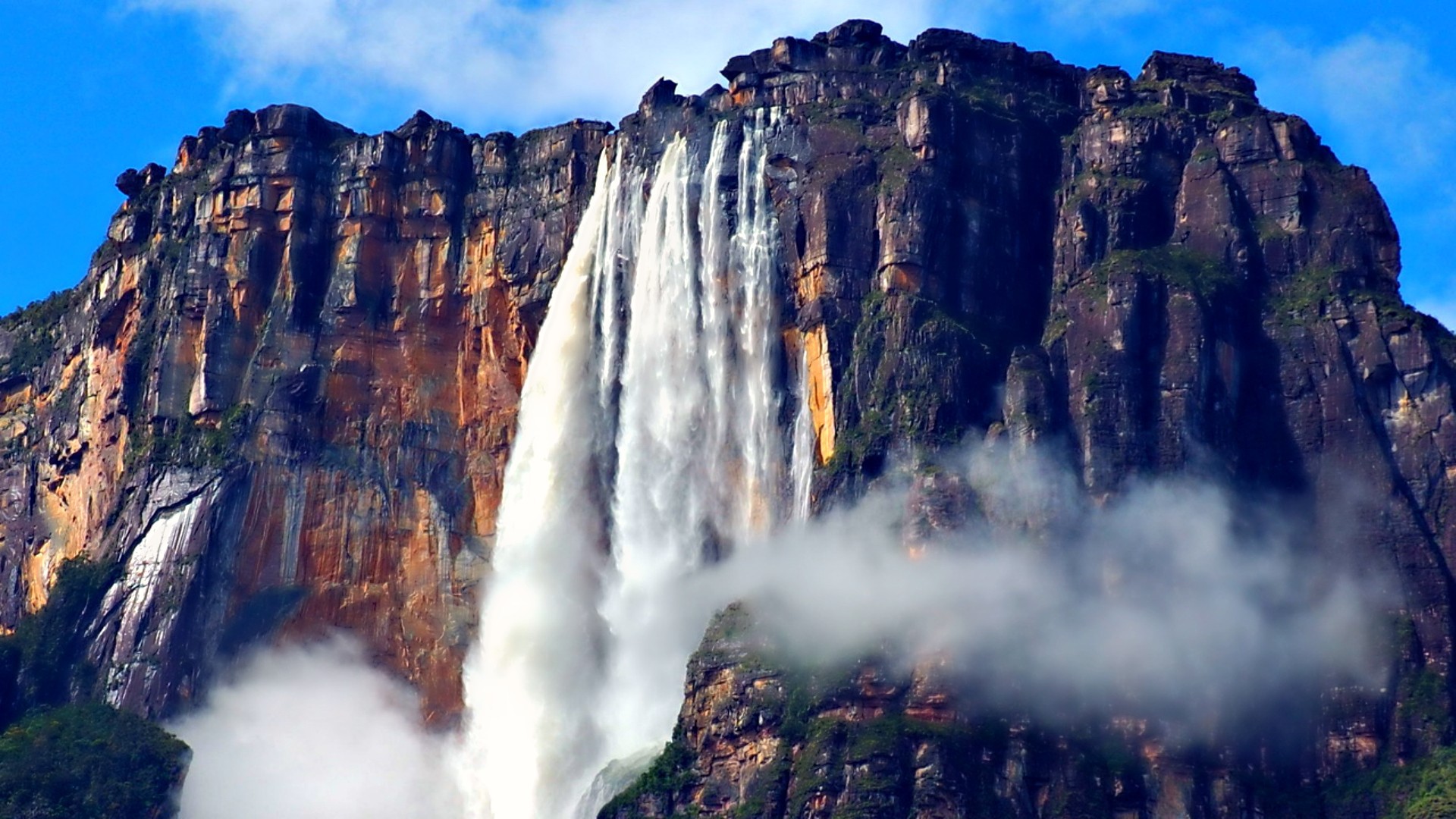 393619 скачать обои земля/природа, водопад анхель, венесуэла, водопад, водопады - заставки и картинки бесплатно