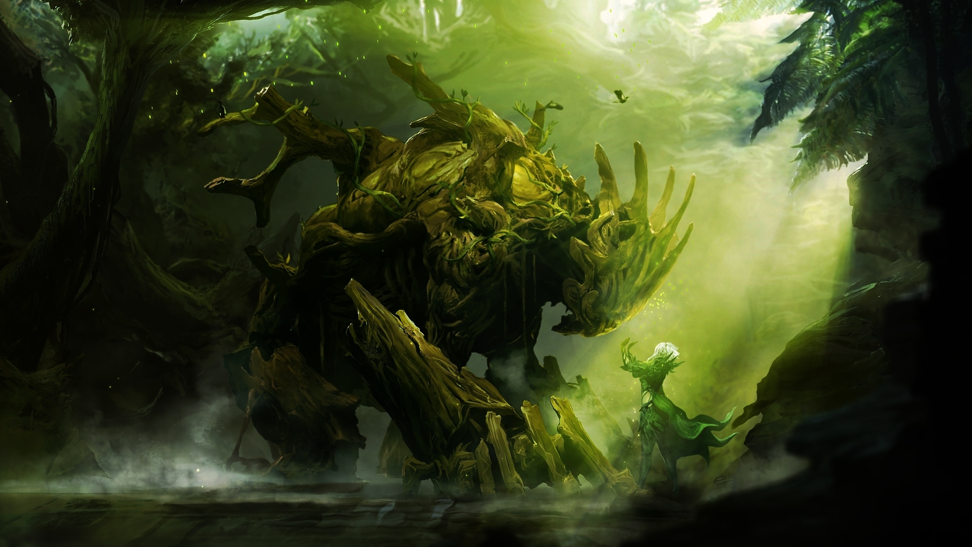 Free download wallpaper Magic, Fantasy, Creature, Video Game, Guild Wars 2, Guild Wars on your PC desktop