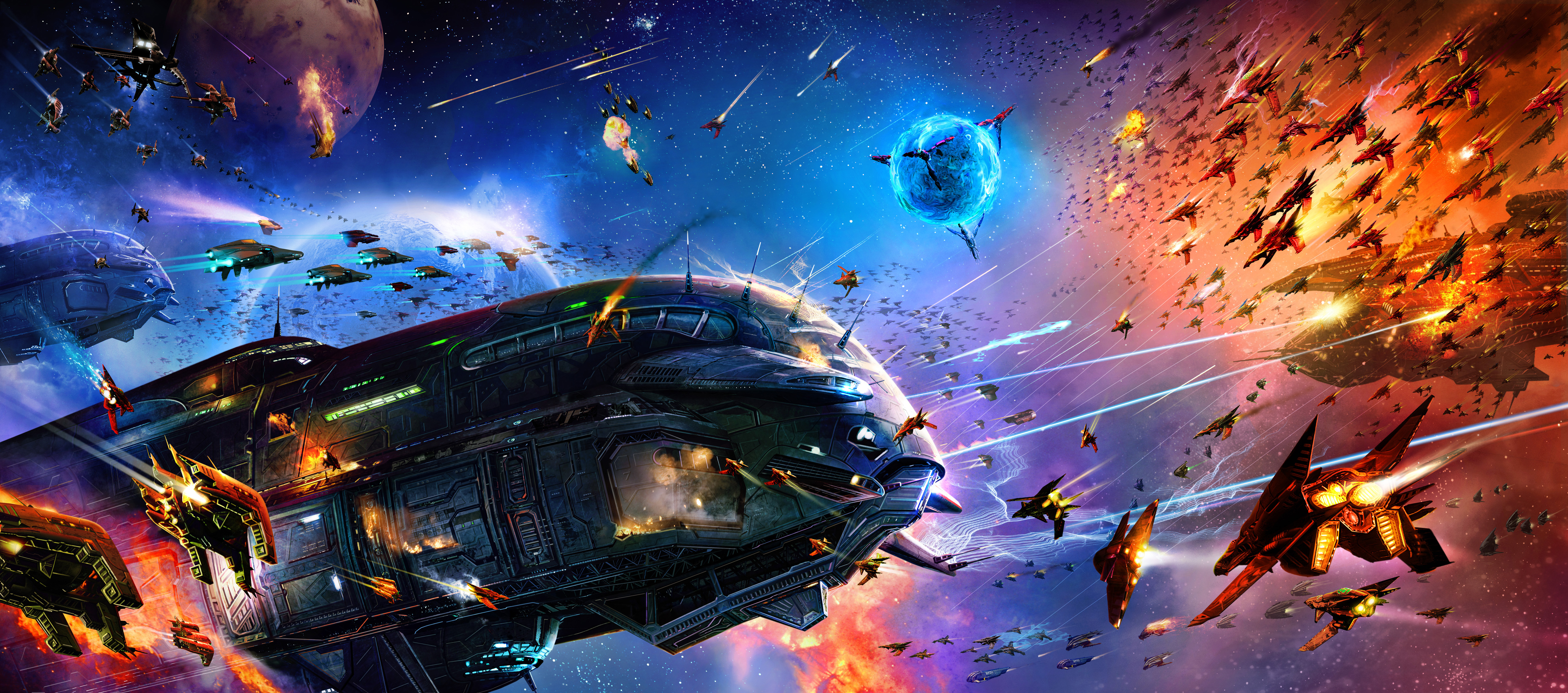 desktop Images sci fi, battle, jumpgate evolution, spaceship