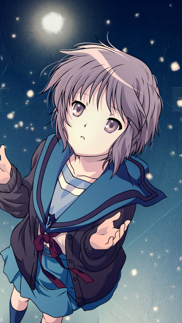 Baixar papel de parede para celular de Anime, Suzumiya Haruhi No Yûutsu, Yuki Nagato gratuito.