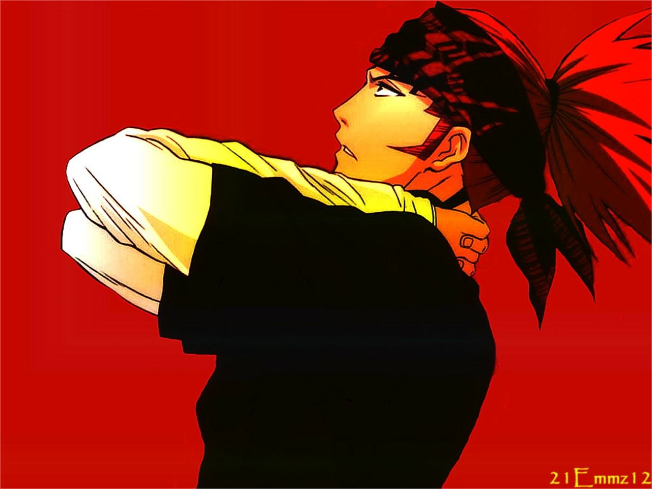 Handy-Wallpaper Bleach, Animes, Renji Abarai kostenlos herunterladen.