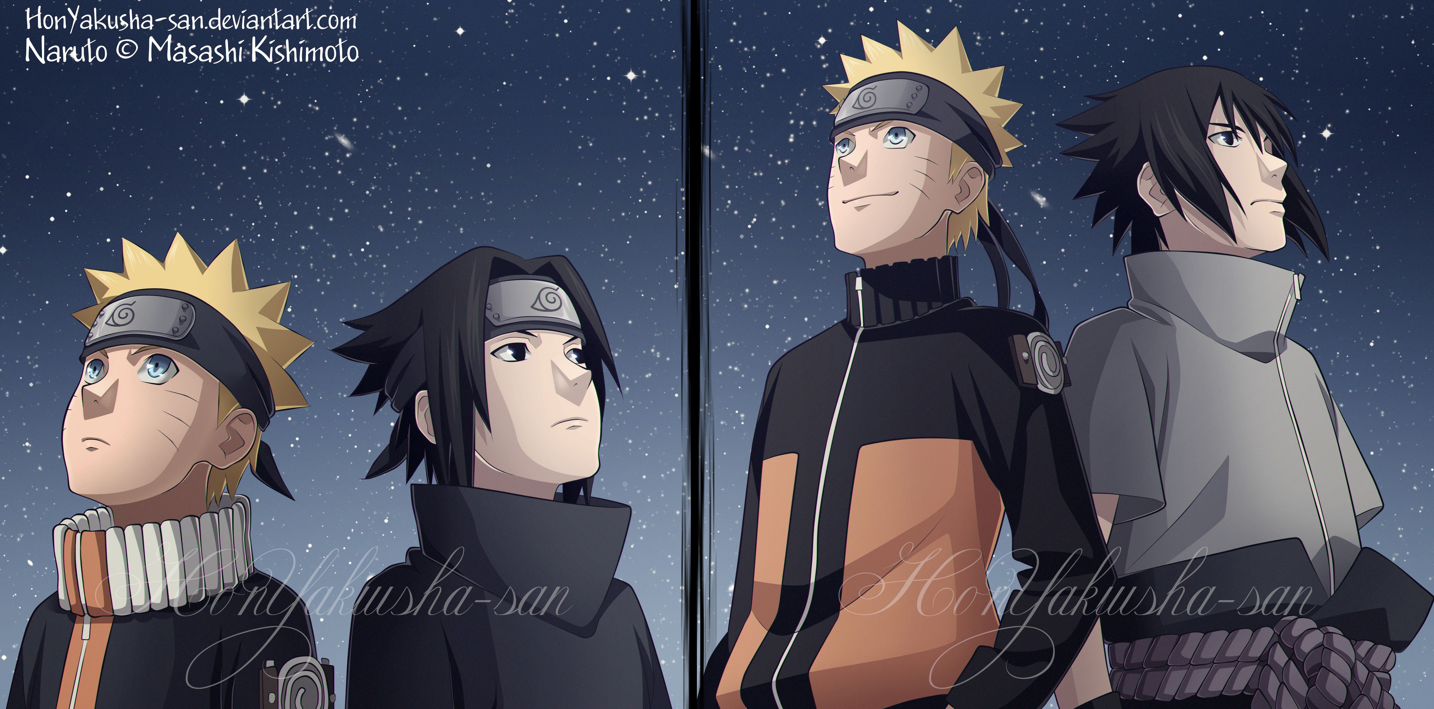 Download mobile wallpaper Anime, Naruto, Sasuke Uchiha, Naruto Uzumaki for free.