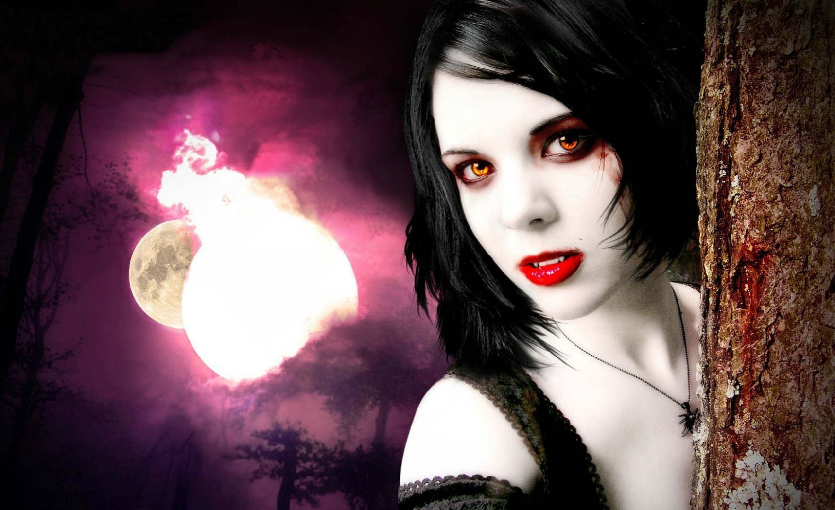 Descarga gratuita de fondo de pantalla para móvil de Vampiro, Fantasía.