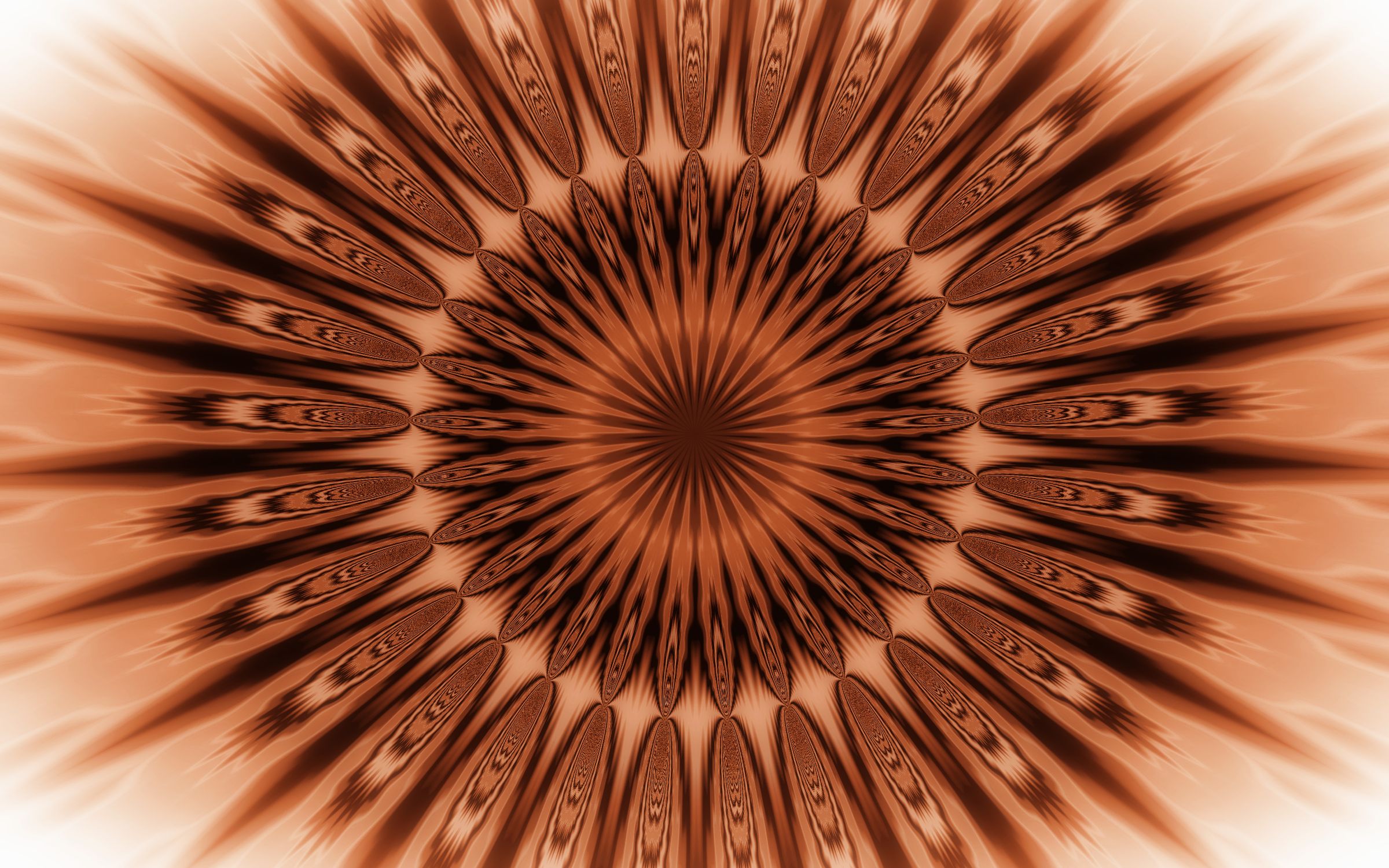 Download mobile wallpaper Abstract, Pattern, Brown, Artistic, Kaleidoscope for free.