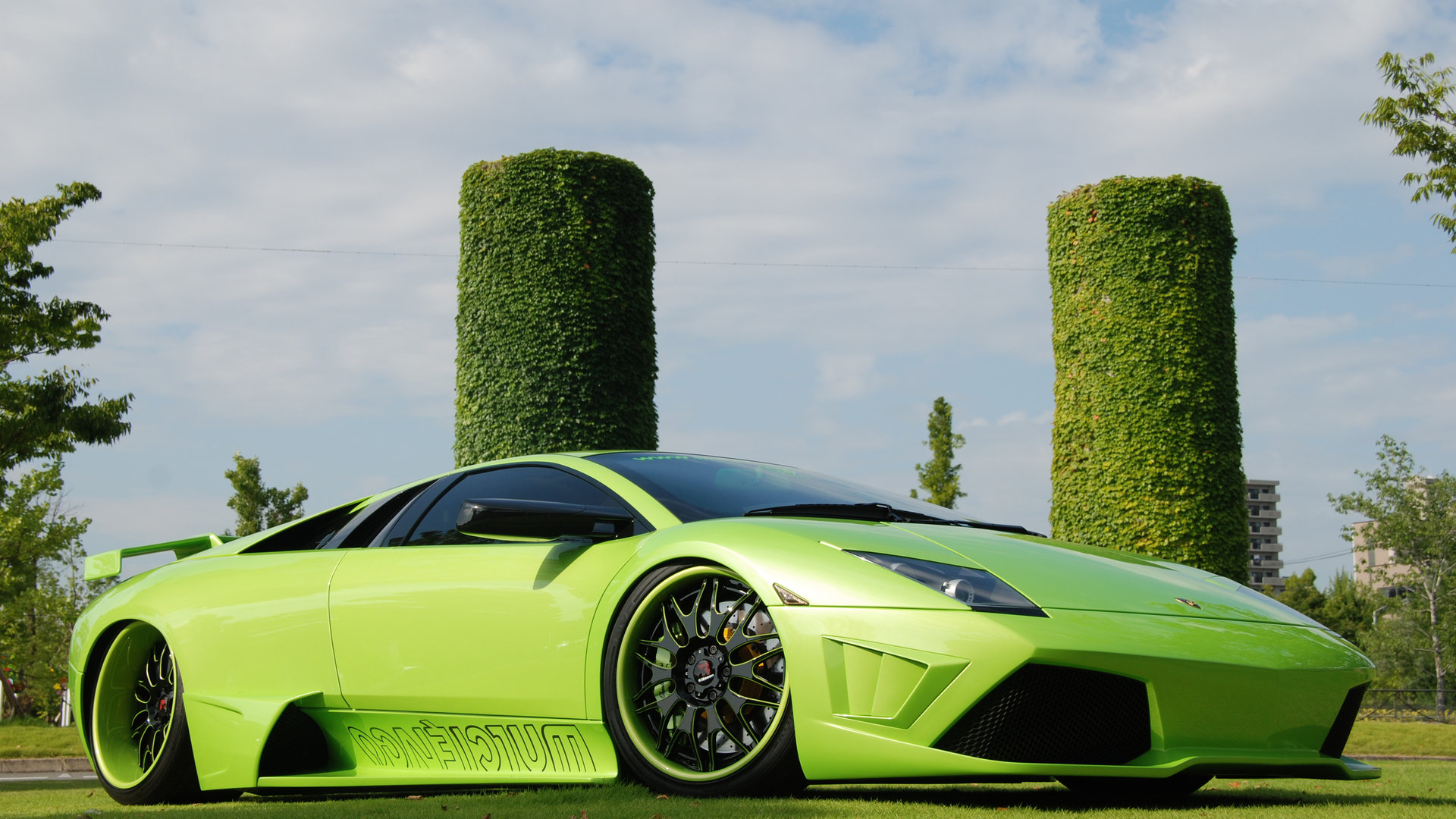 Handy-Wallpaper Lamborghini Murcielago, Fahrzeuge kostenlos herunterladen.