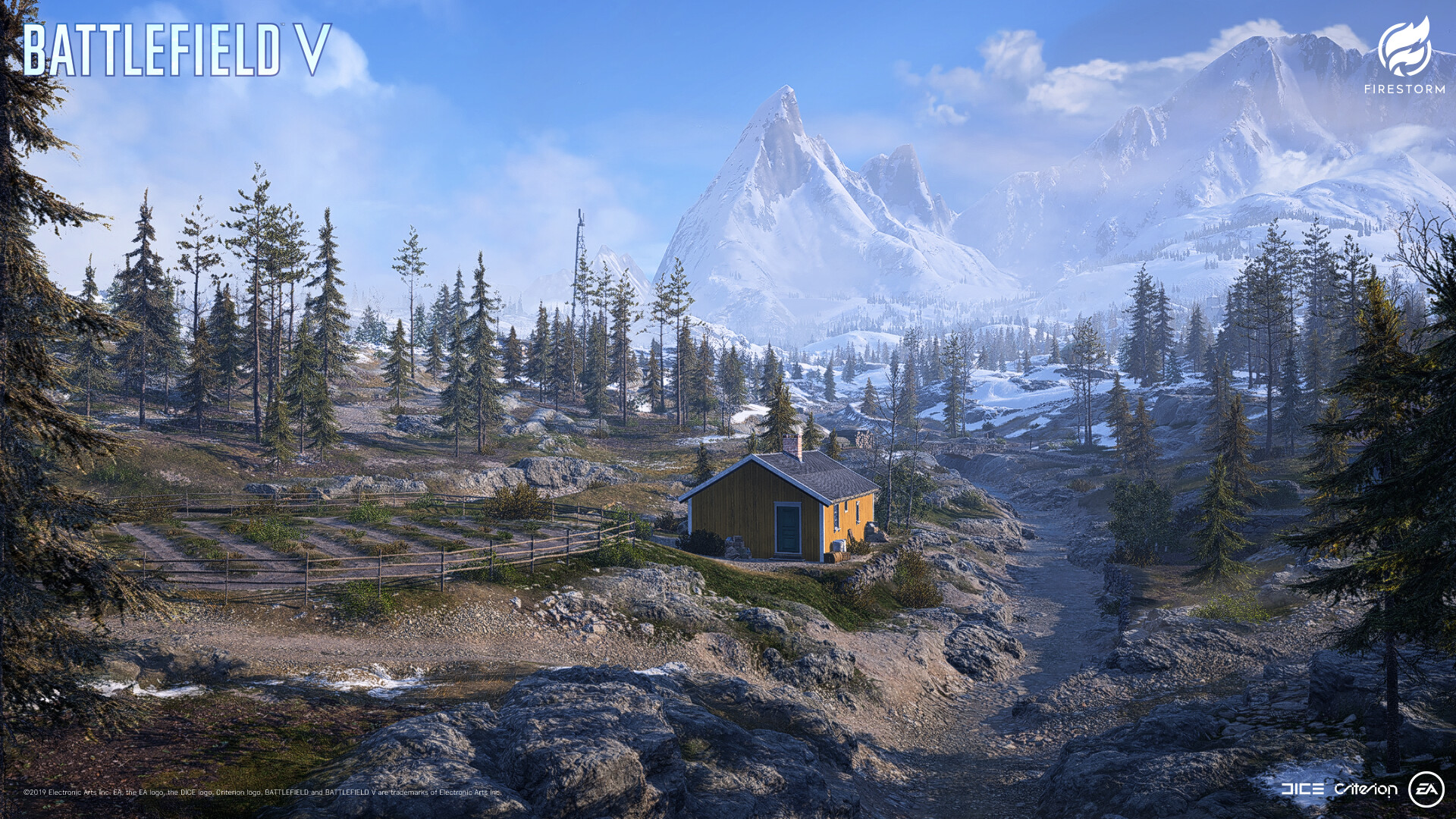 Baixe gratuitamente a imagem Campo De Batalha, Montanha, Alpes, Videogame, Battlefield V na área de trabalho do seu PC