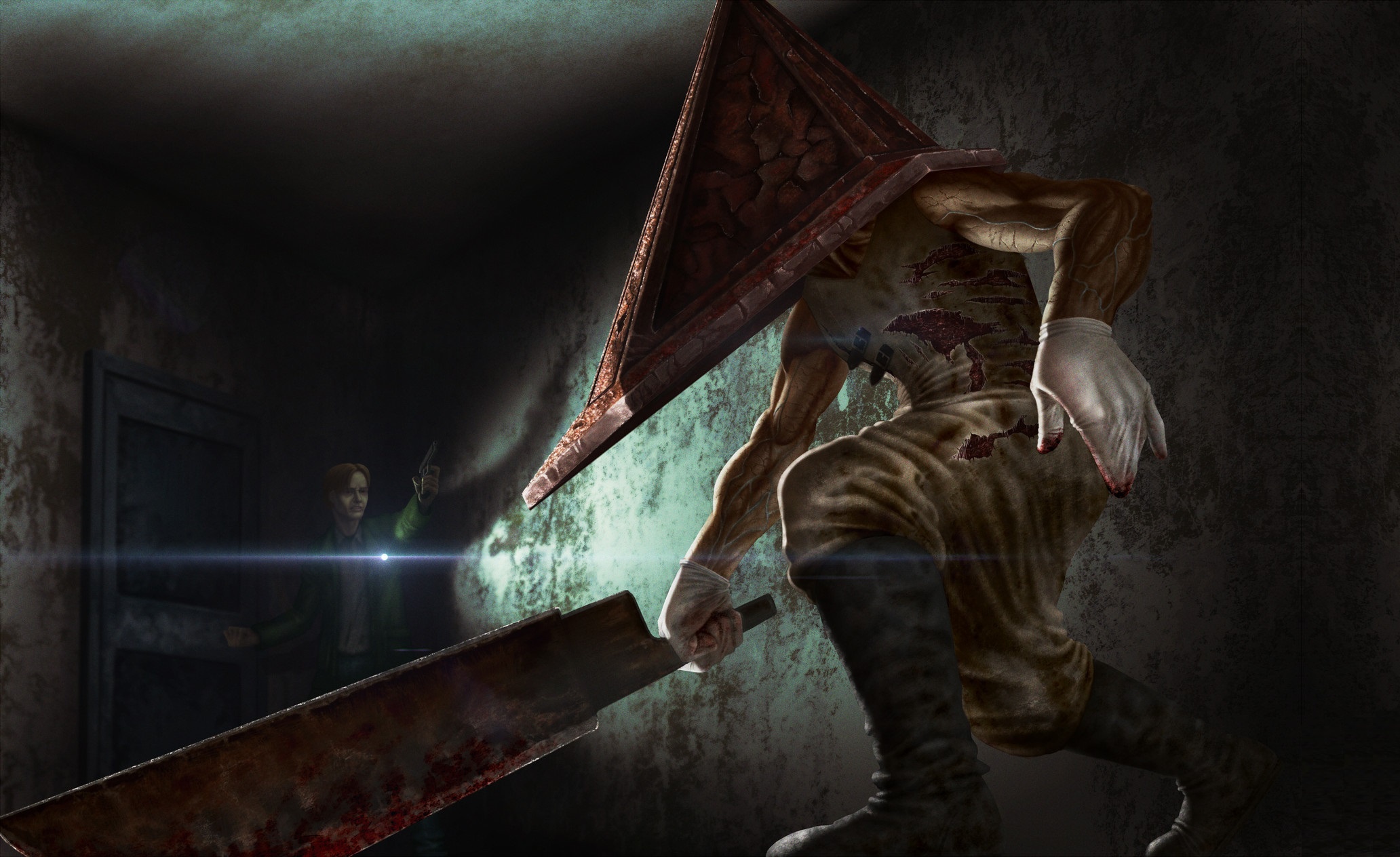 Téléchargez gratuitement l'image Silent Hill, Jeux Vidéo, Tête De Pyramide sur le bureau de votre PC