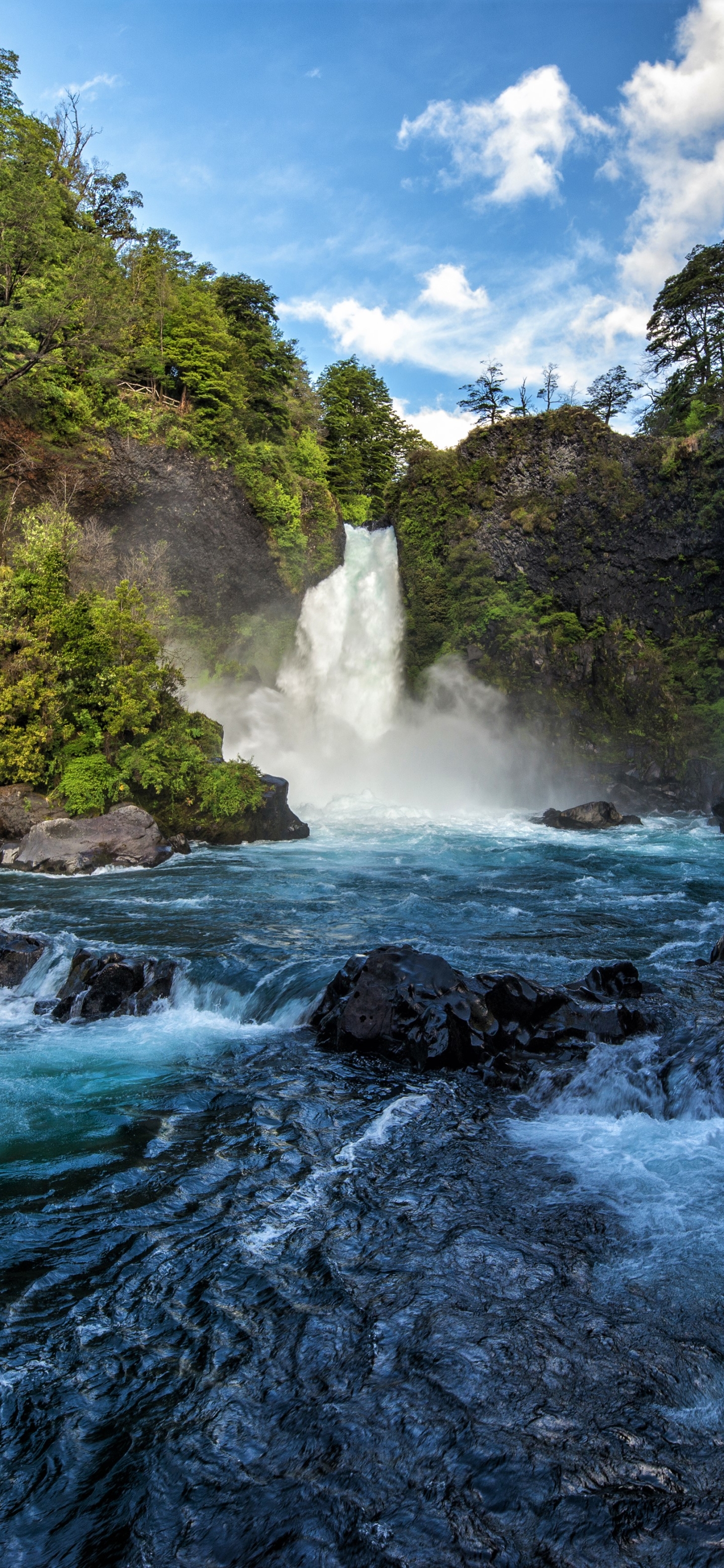 Скачать картинку Река, Водопады, Водопад, Земля/природа в телефон бесплатно.