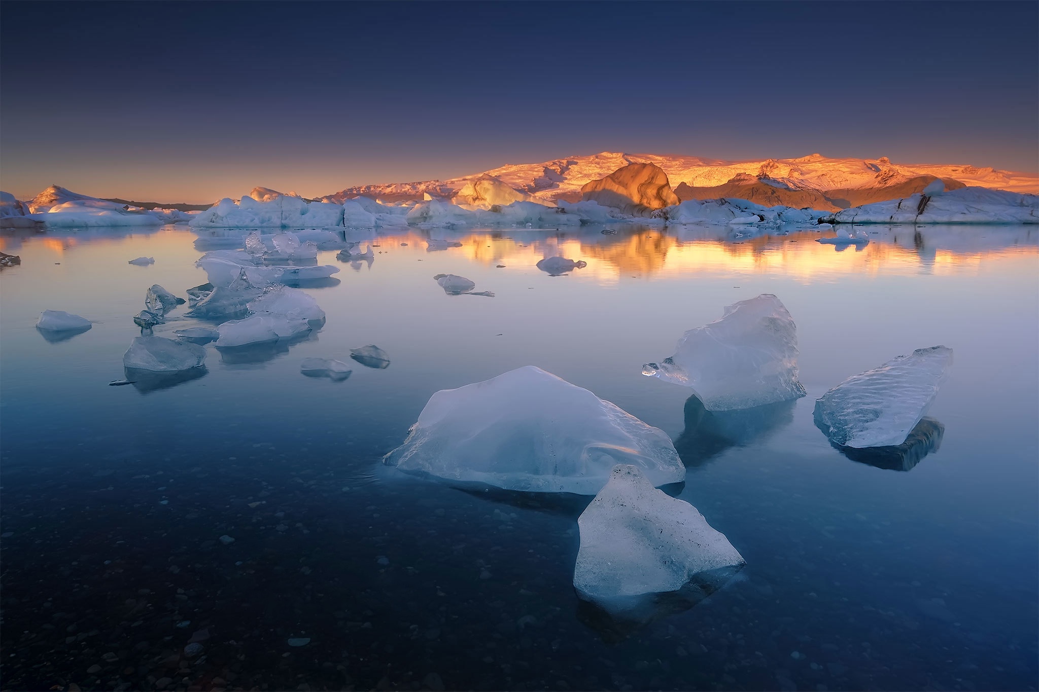 Скачать обои бесплатно Море, Лед, Исландия, Земля/природа картинка на рабочий стол ПК