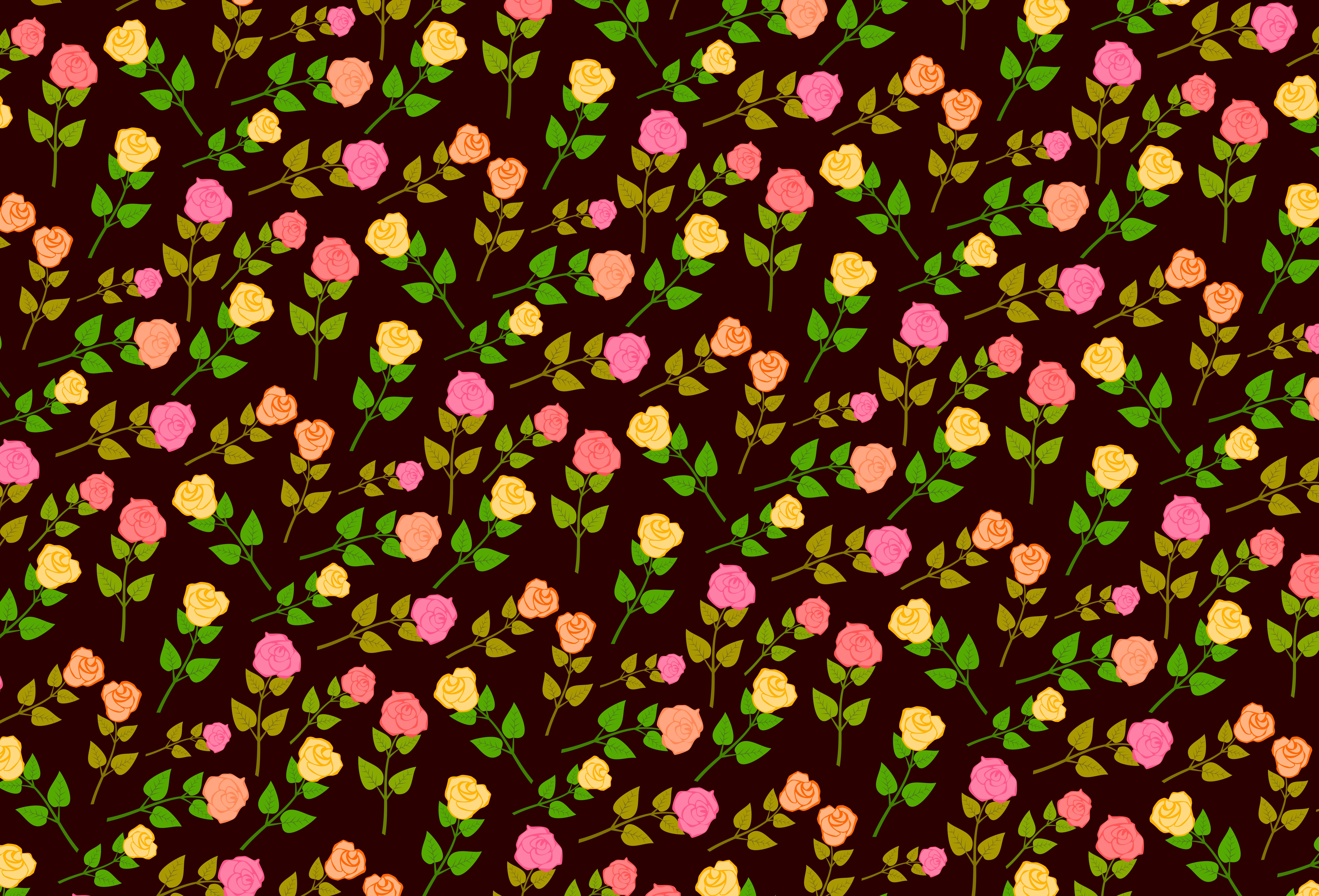 Free download wallpaper Flowers, Roses, Vector on your PC desktop