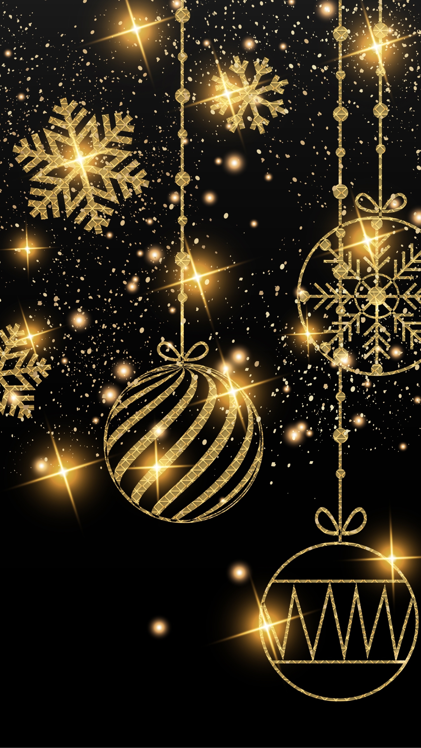 Download mobile wallpaper Christmas, Holiday, Merry Christmas, Bauble, Happy New Year for free.