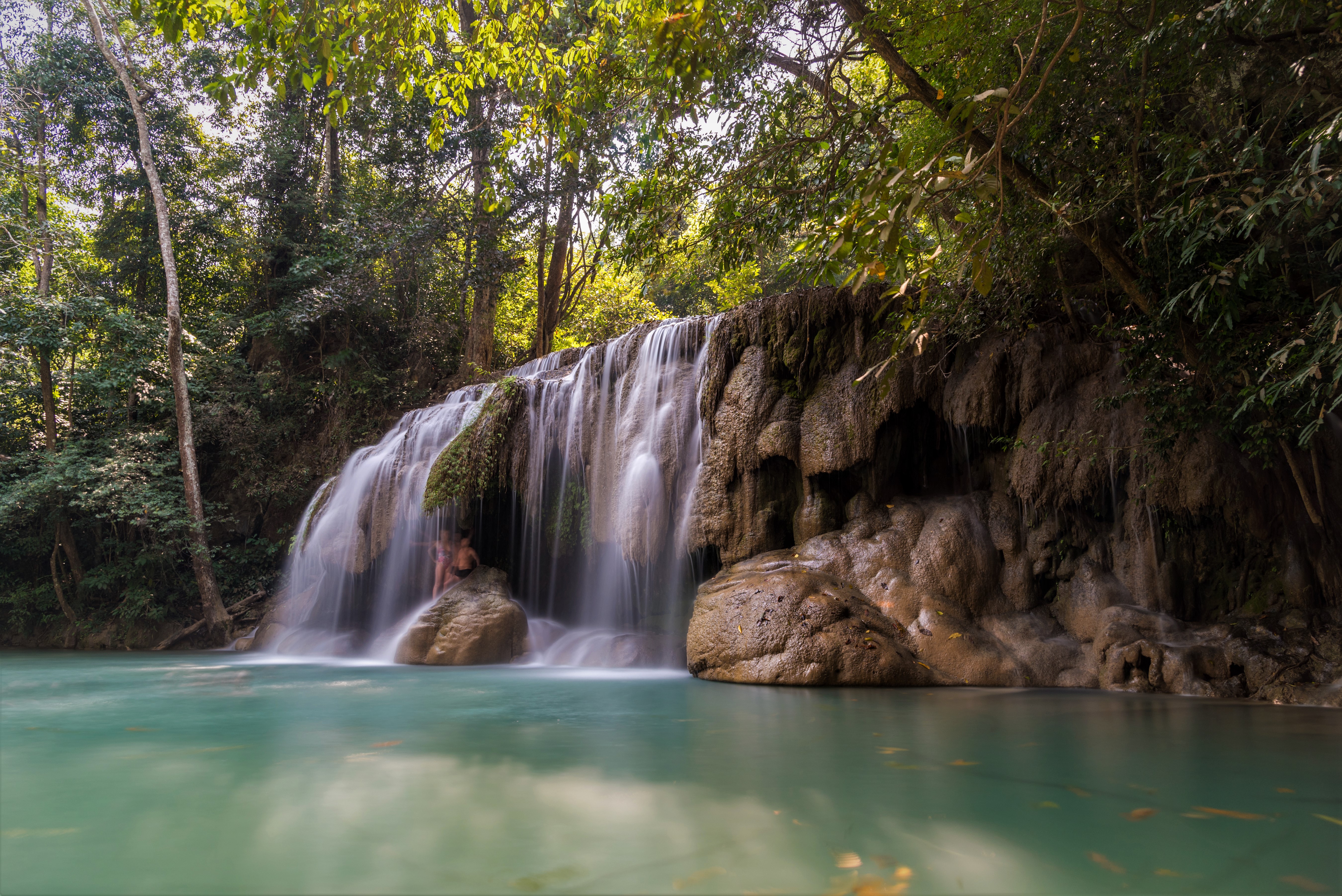 Baixe gratuitamente a imagem Cachoeiras, Floresta, Tropical, Tailândia, Terra/natureza, Cachoeira na área de trabalho do seu PC