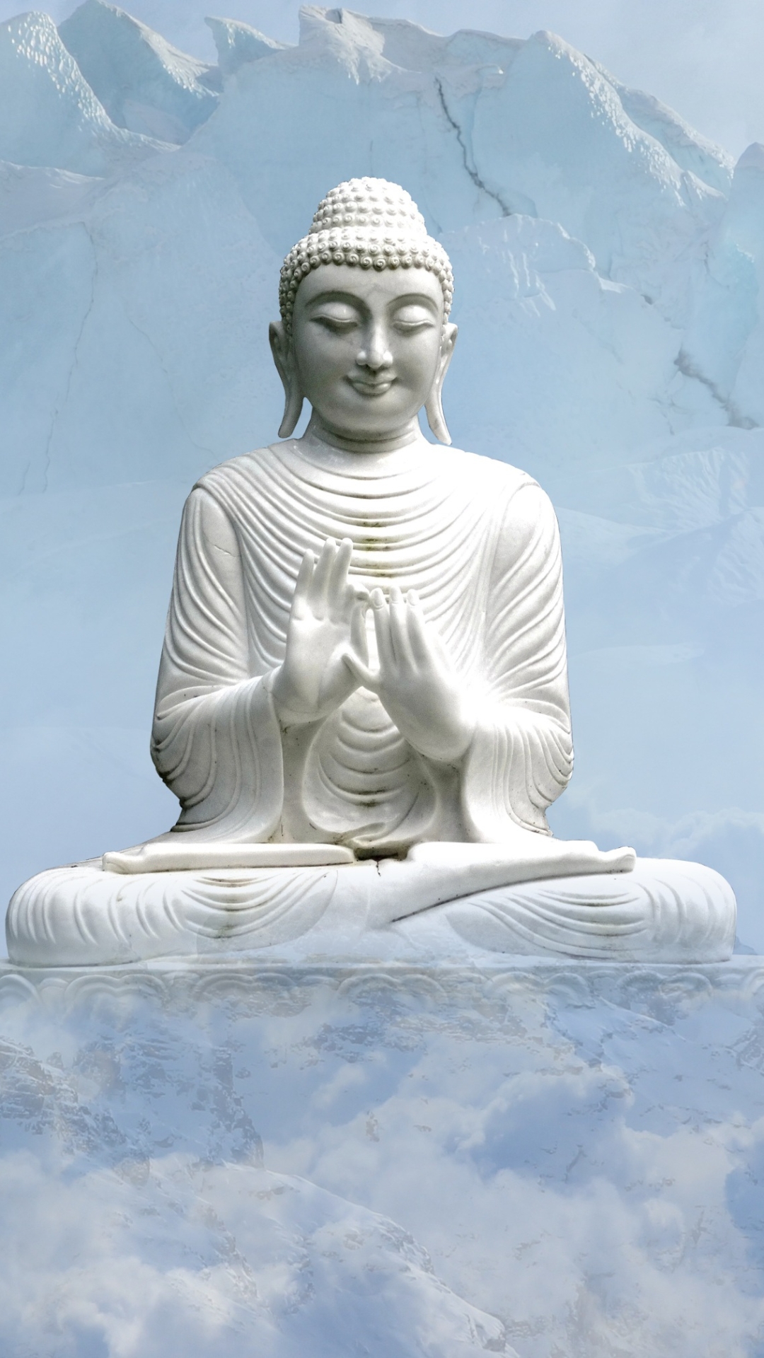 Скачати мобільні шпалери Будда, Статуя, Буддизм, Релігійний безкоштовно.