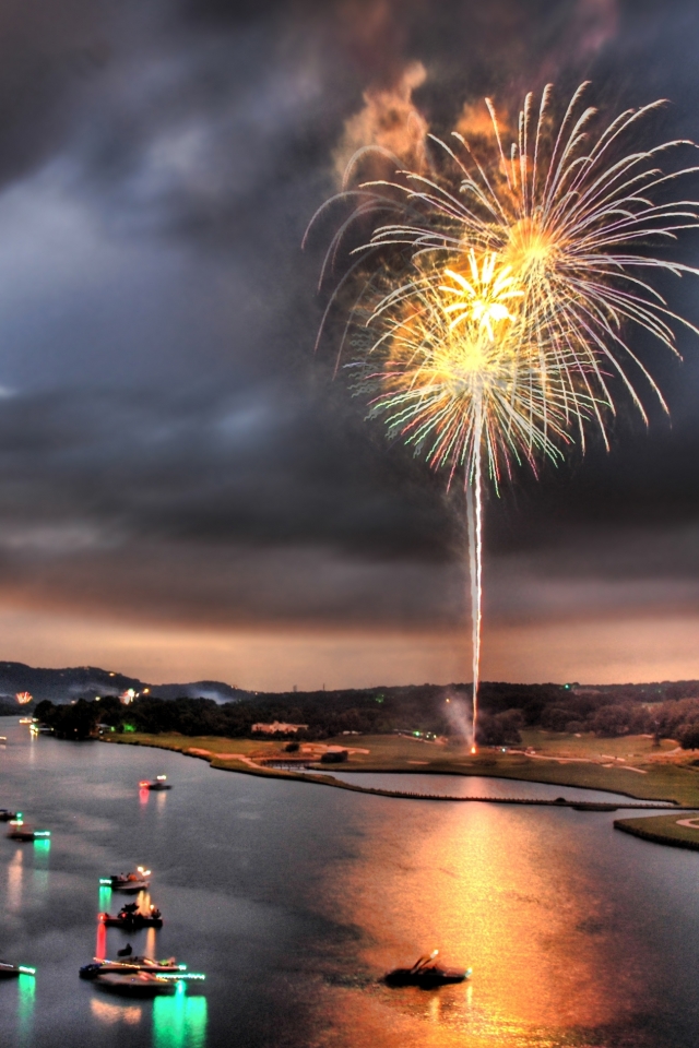 Descarga gratuita de fondo de pantalla para móvil de Rio, Fuegos Artificiales, Río, Fotografía.