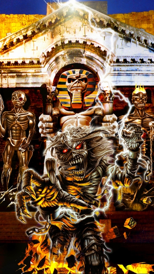 Download mobile wallpaper Music, Iron Maiden for free.