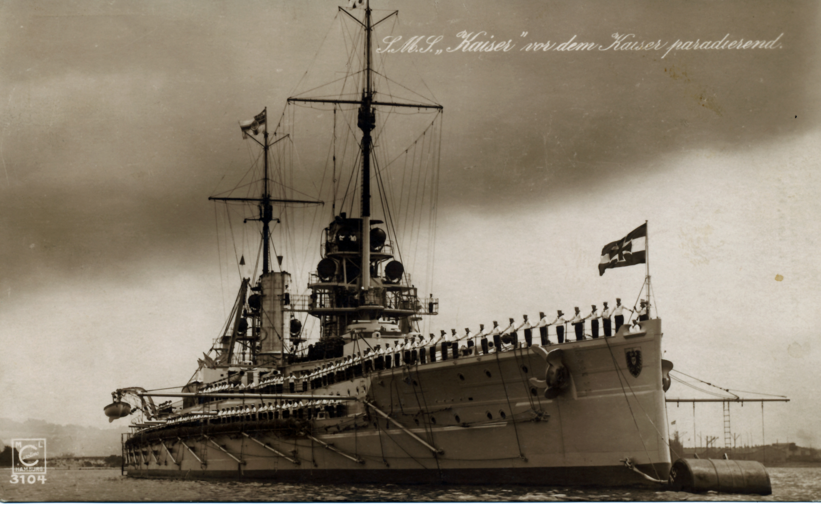 Скачать картинку Смс Кайзер (1911), Военные Корабли, Линкор, Военные в телефон бесплатно.