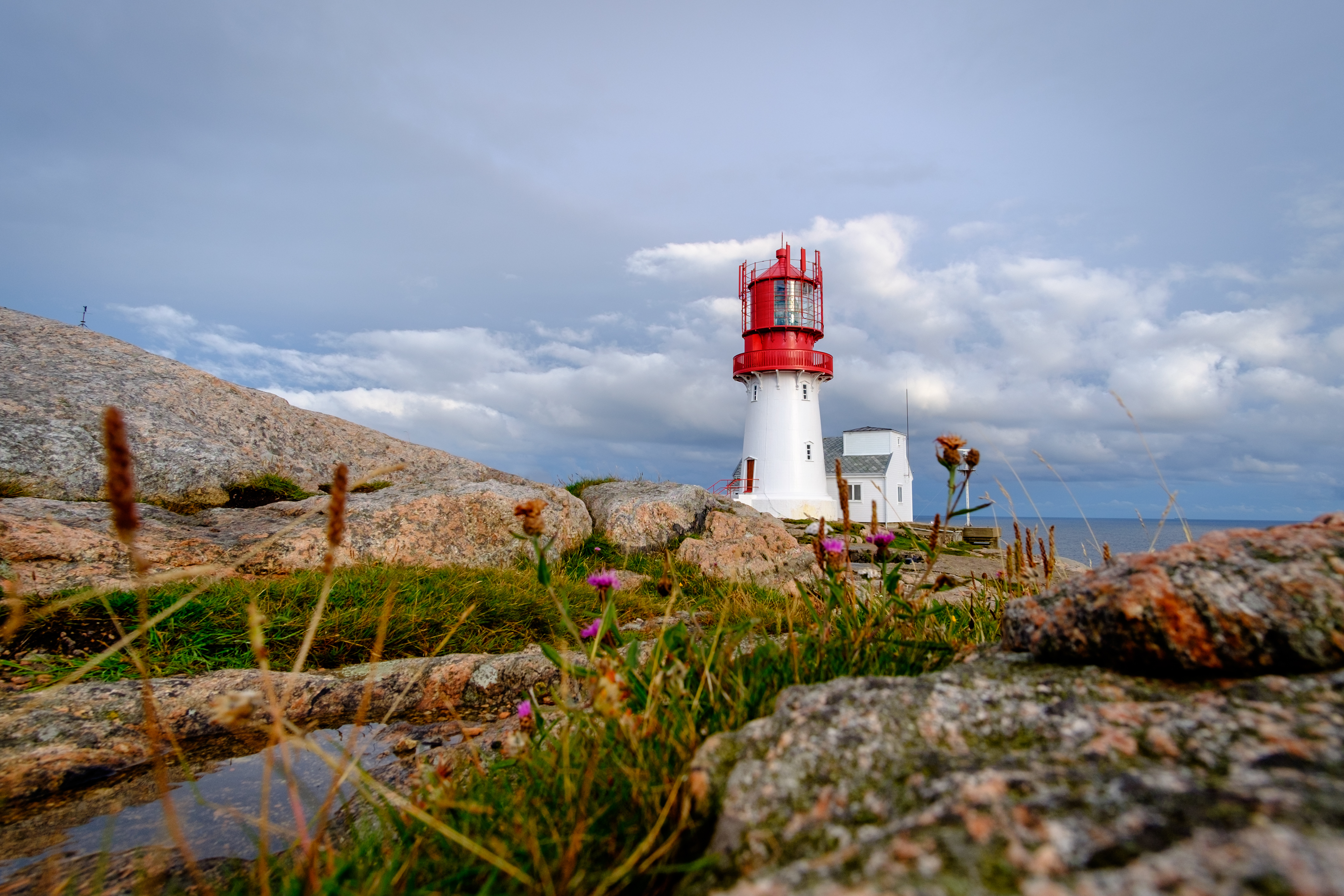 Download mobile wallpaper Sky, Lighthouse, Man Made for free.