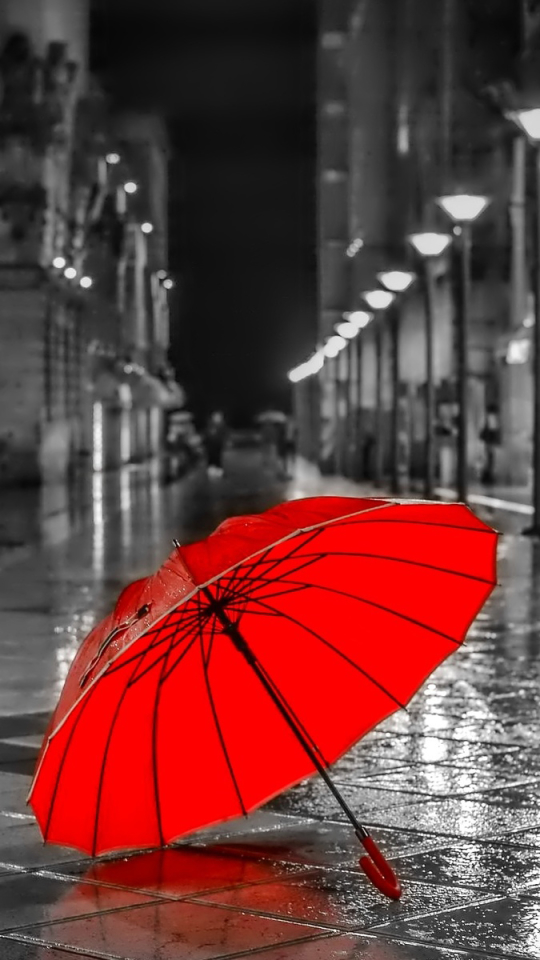 Download mobile wallpaper Umbrella, Photography, Selective Color for free.