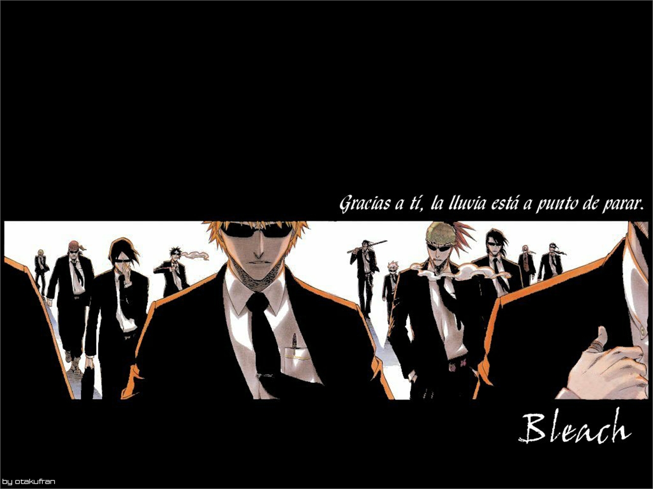 Laden Sie das Bleach, Animes, Renji Abarai, Ichigo Kurosaki, Uryu Ishida-Bild kostenlos auf Ihren PC-Desktop herunter