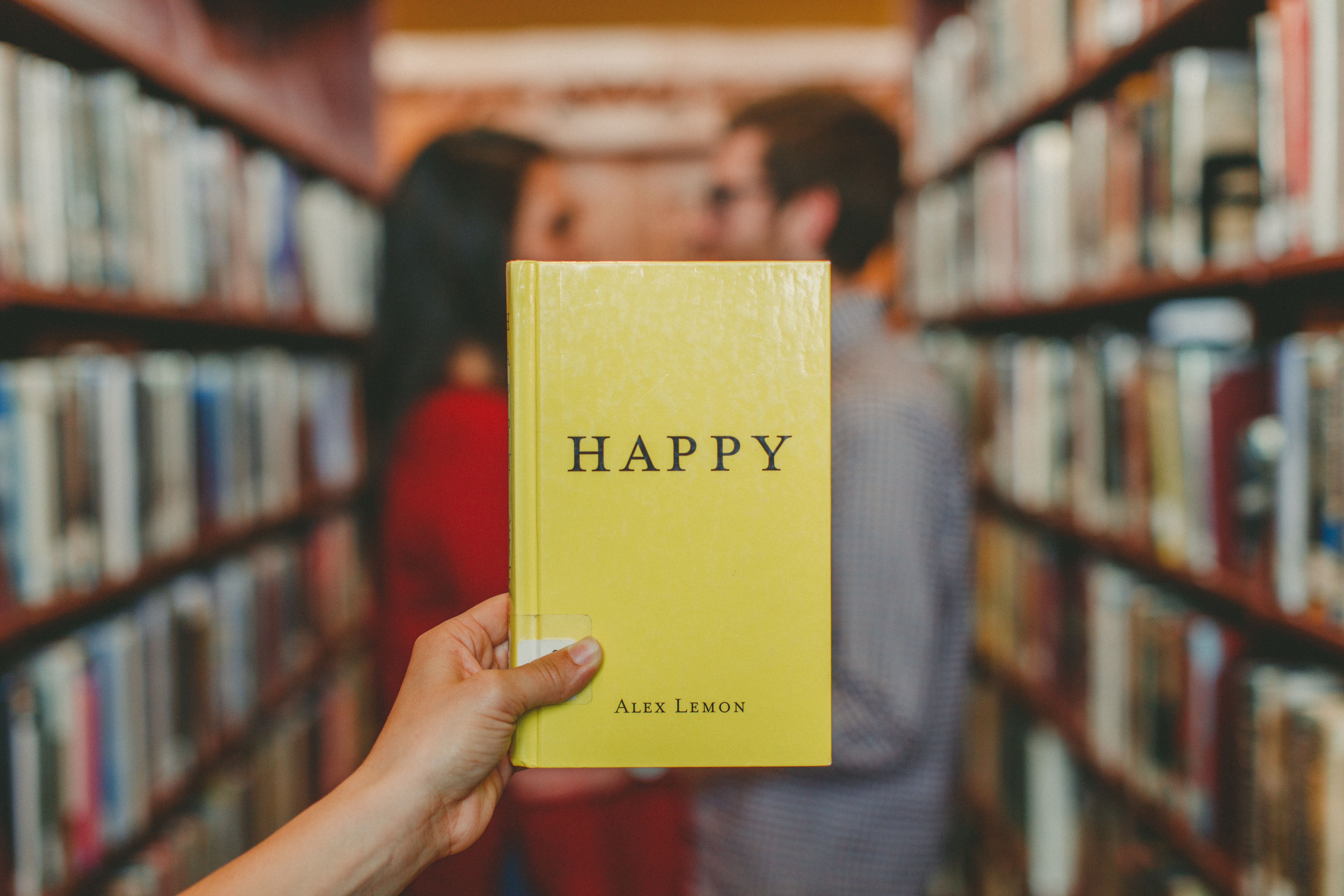 happiness, words, love, couple, pair, blur, smooth, book
