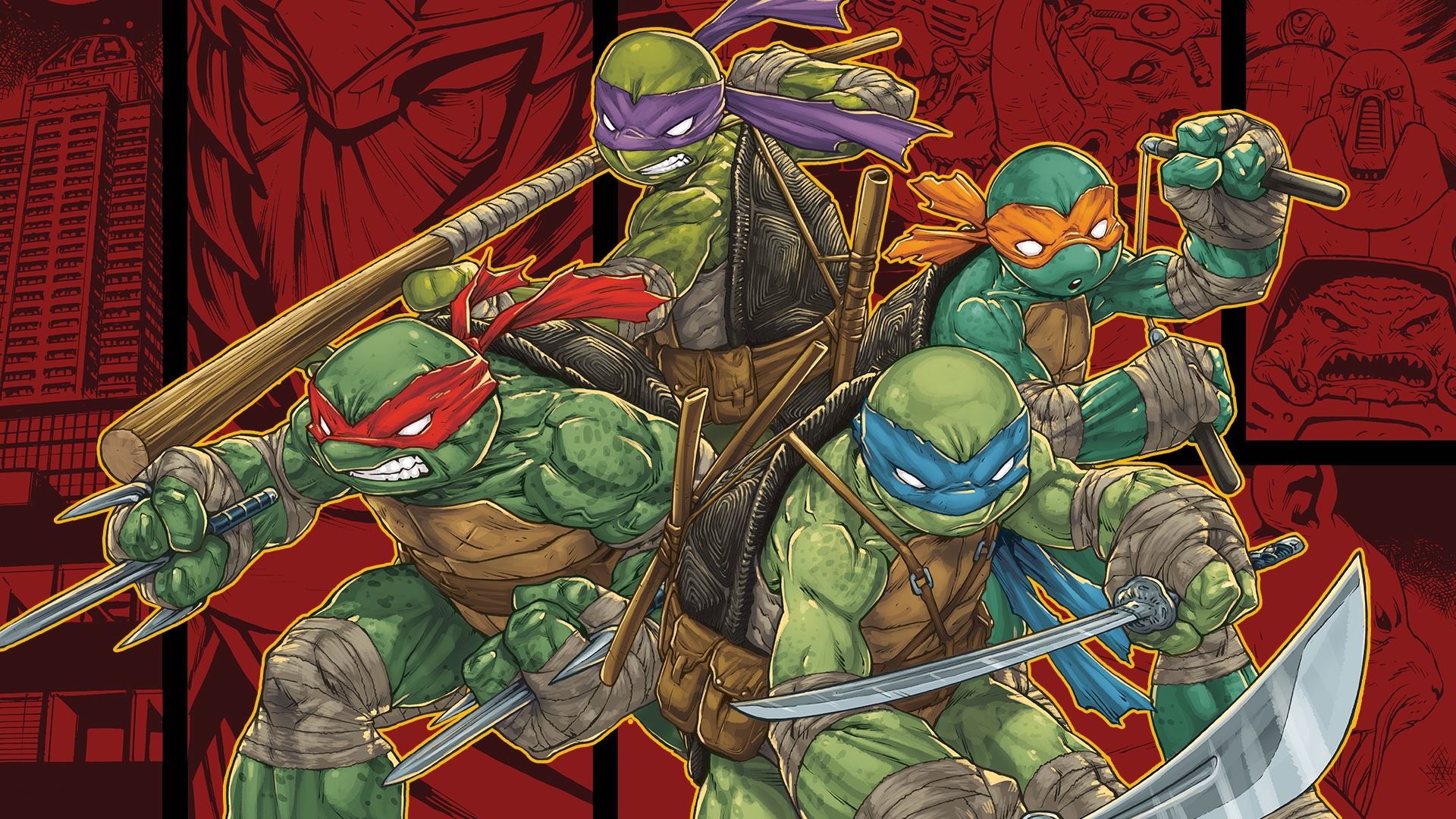 Laden Sie Teenage Mutant Ninja Turtles: Mutanten In Manhattan HD-Desktop-Hintergründe herunter