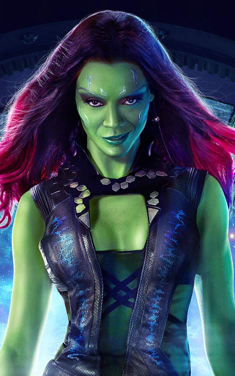 Download mobile wallpaper Movie, Guardians Of The Galaxy, Zoe Saldana, Gamora for free.