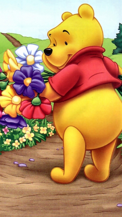 1218002 baixar papel de parede programa de tv, ursinho pooh, flor, leitão (winnie the pooh) - protetores de tela e imagens gratuitamente