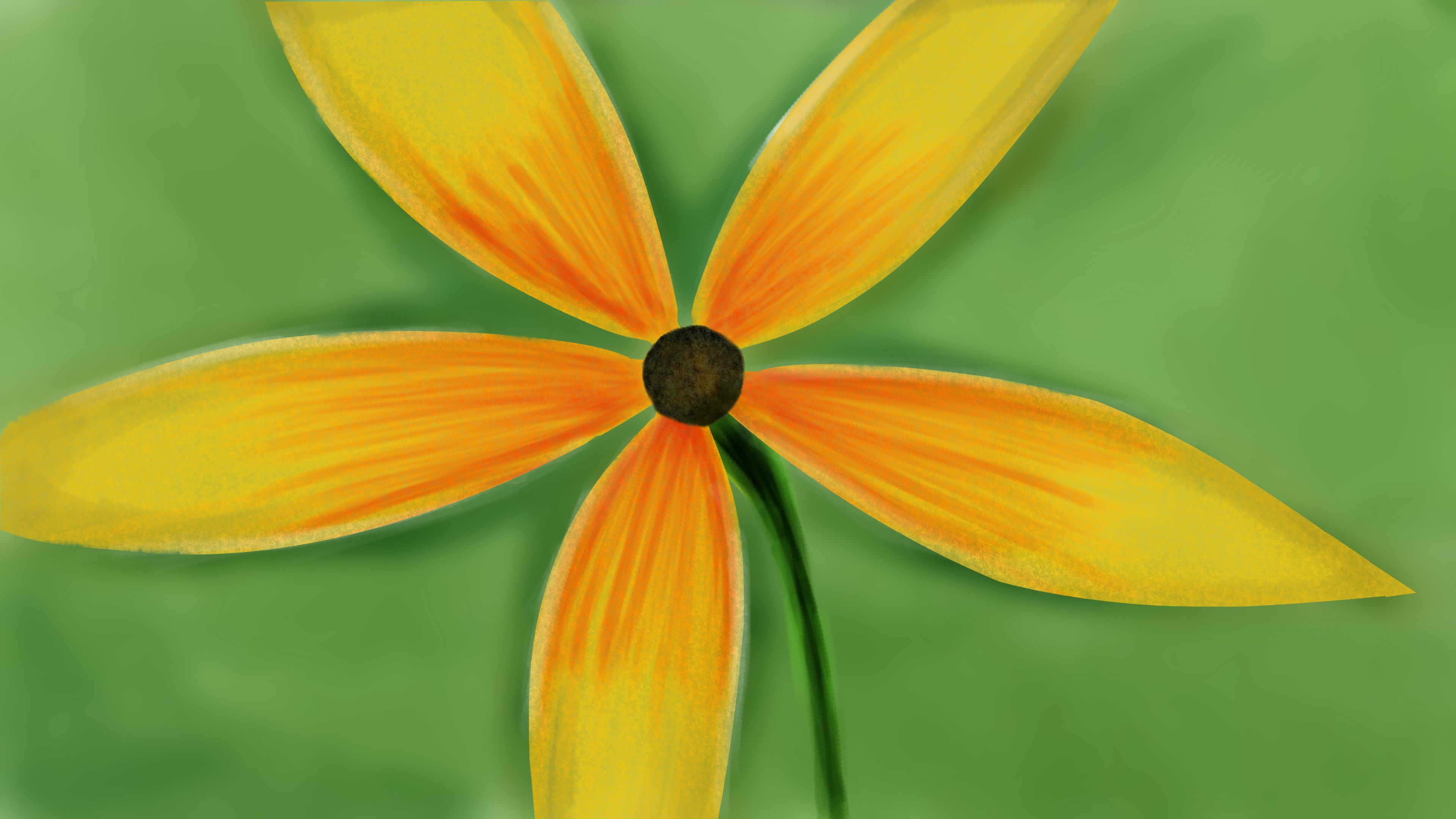 Free download wallpaper Flowers, Flower, Artistic, Yellow Flower on your PC desktop