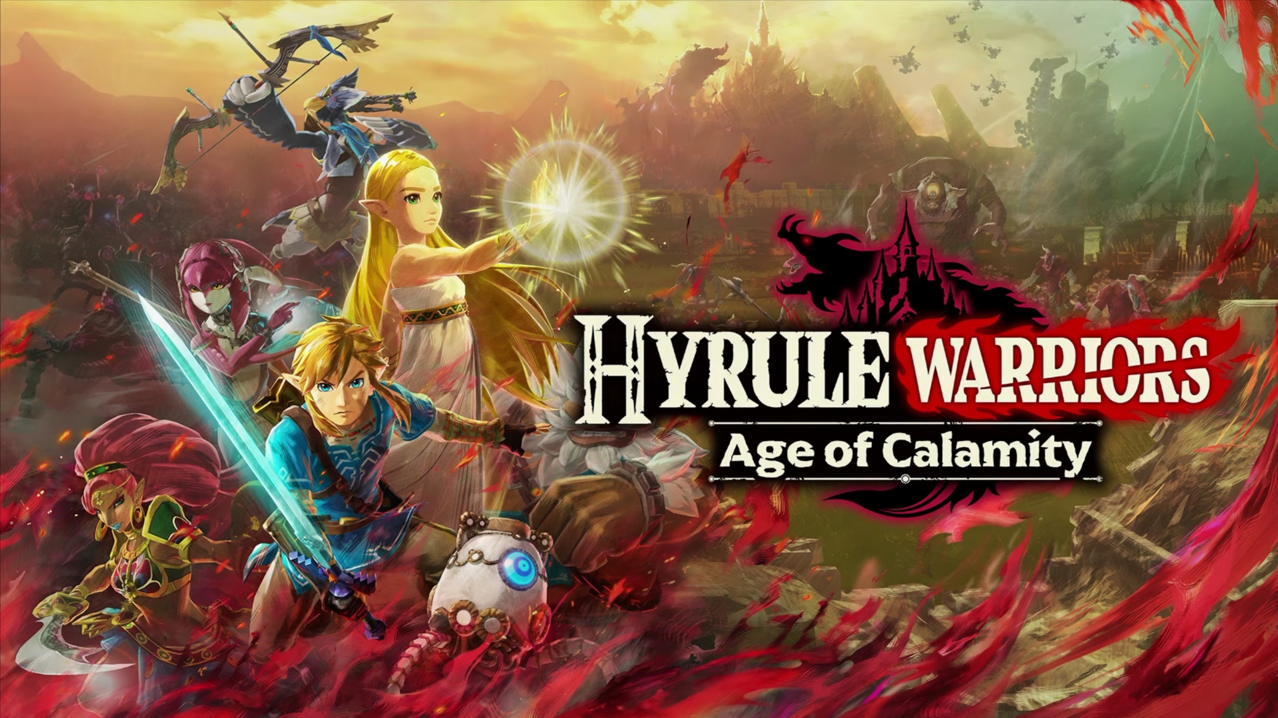電話スクリーンに最適なHyrule Warriors: Age Of Calamityの壁紙