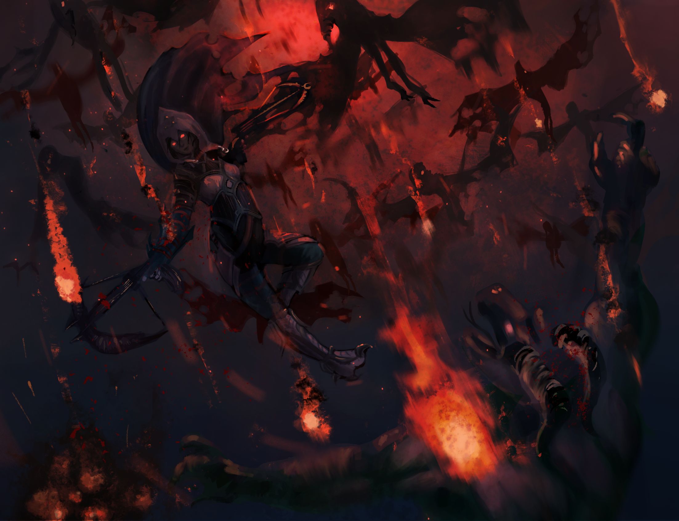 360937 Шпалери і Мисливець На Демонів (Diablo Iii) картинки на робочий стіл. Завантажити  заставки на ПК безкоштовно