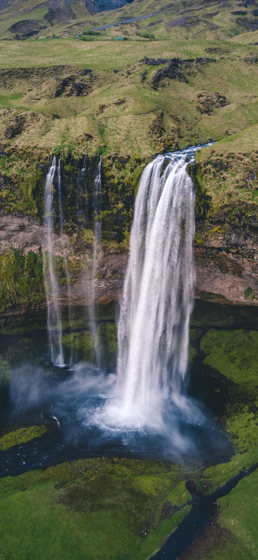 Handy-Wallpaper Wasserfälle, Wasserfall, Seljalandsfoss, Erde/natur kostenlos herunterladen.