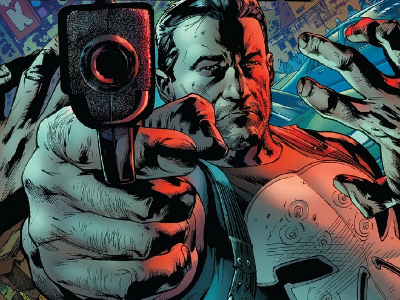 Handy-Wallpaper Comics, Marvel's The Punisher kostenlos herunterladen.