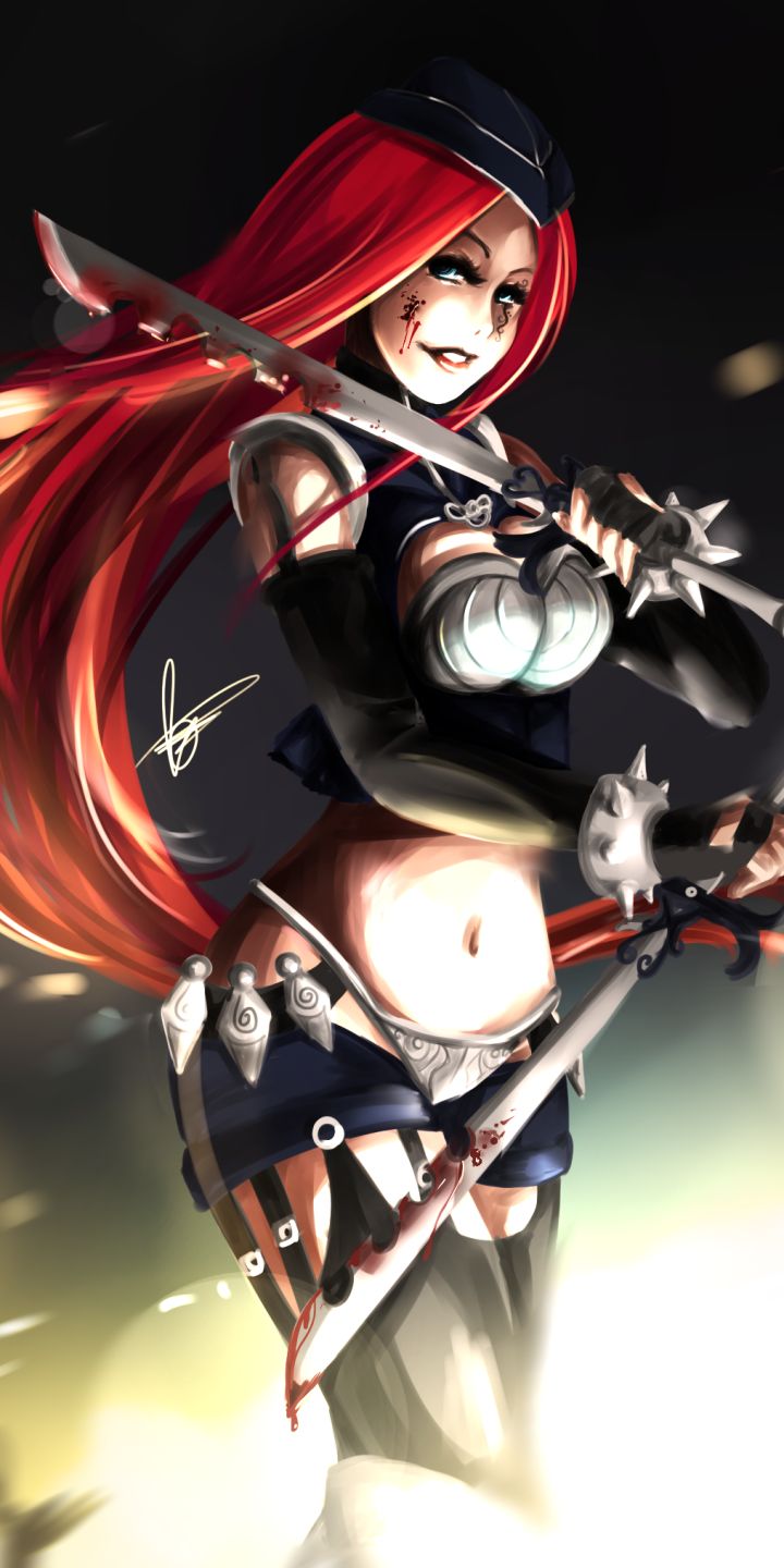 Descarga gratuita de fondo de pantalla para móvil de League Of Legends, Videojuego, Katarina (Liga De Leyendas).