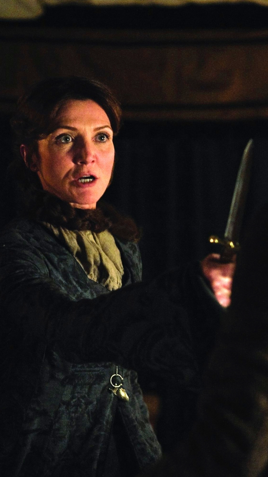 Download mobile wallpaper Game Of Thrones, Tv Show, Catelyn Stark, Michelle Fairley, Petyr Baelish for free.