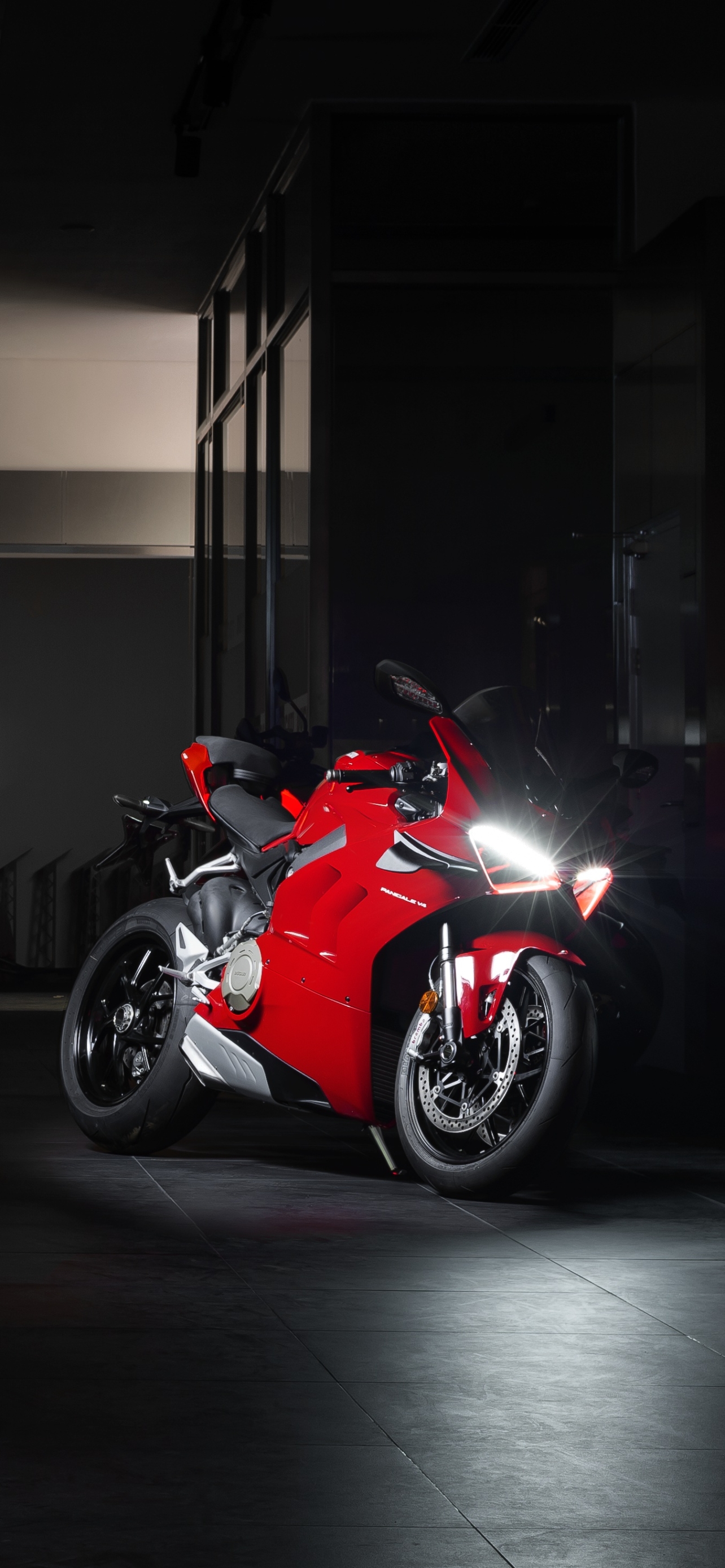 Скачати мобільні шпалери Мотоцикл, Транспортні Засоби, Ducati Panigale V4 безкоштовно.