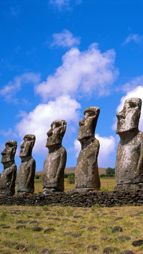 1266219 télécharger le fond d'écran construction humaine, moai, chili, île de pâques - économiseurs d'écran et images gratuitement