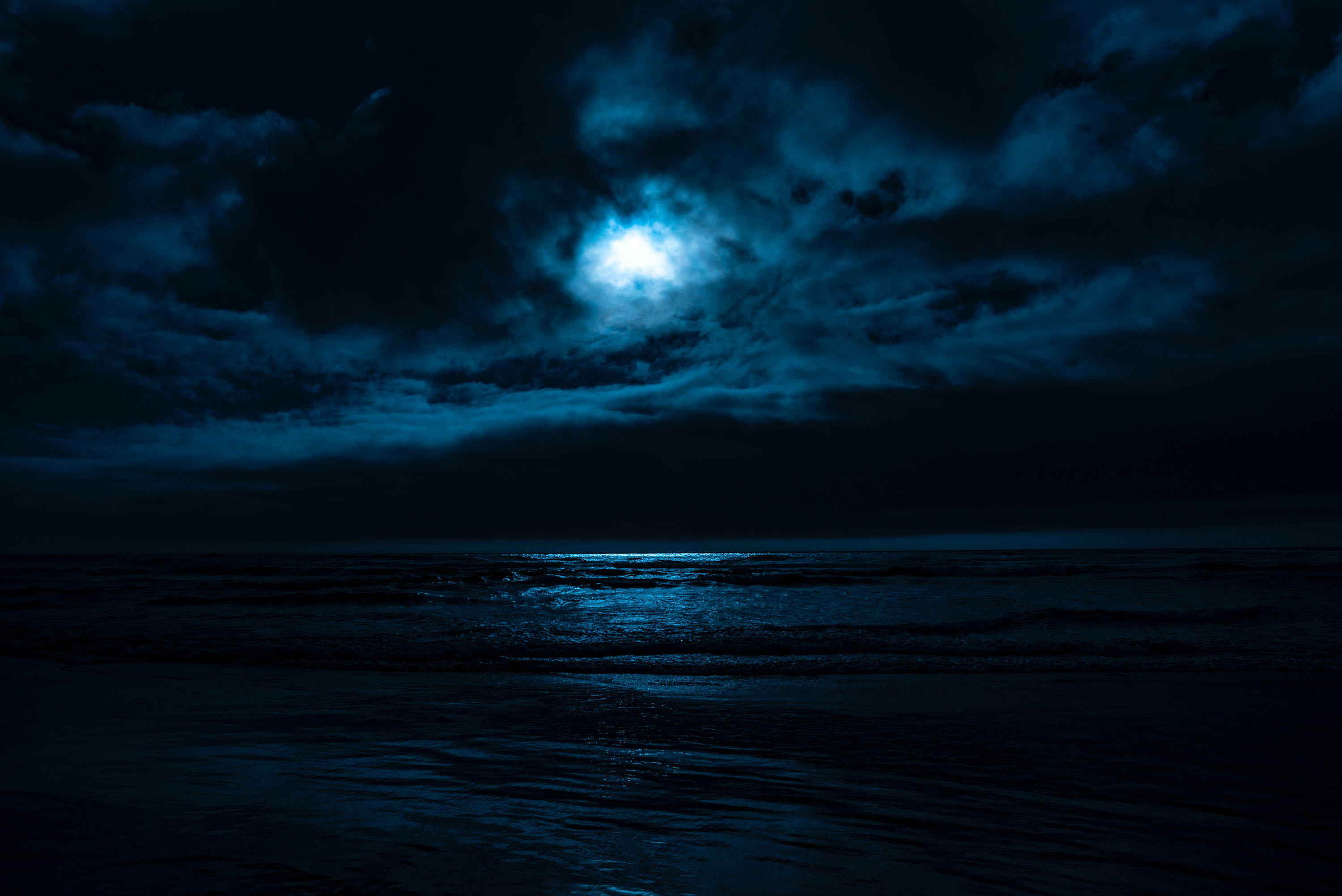 Free download wallpaper Night, Ocean, Earth on your PC desktop