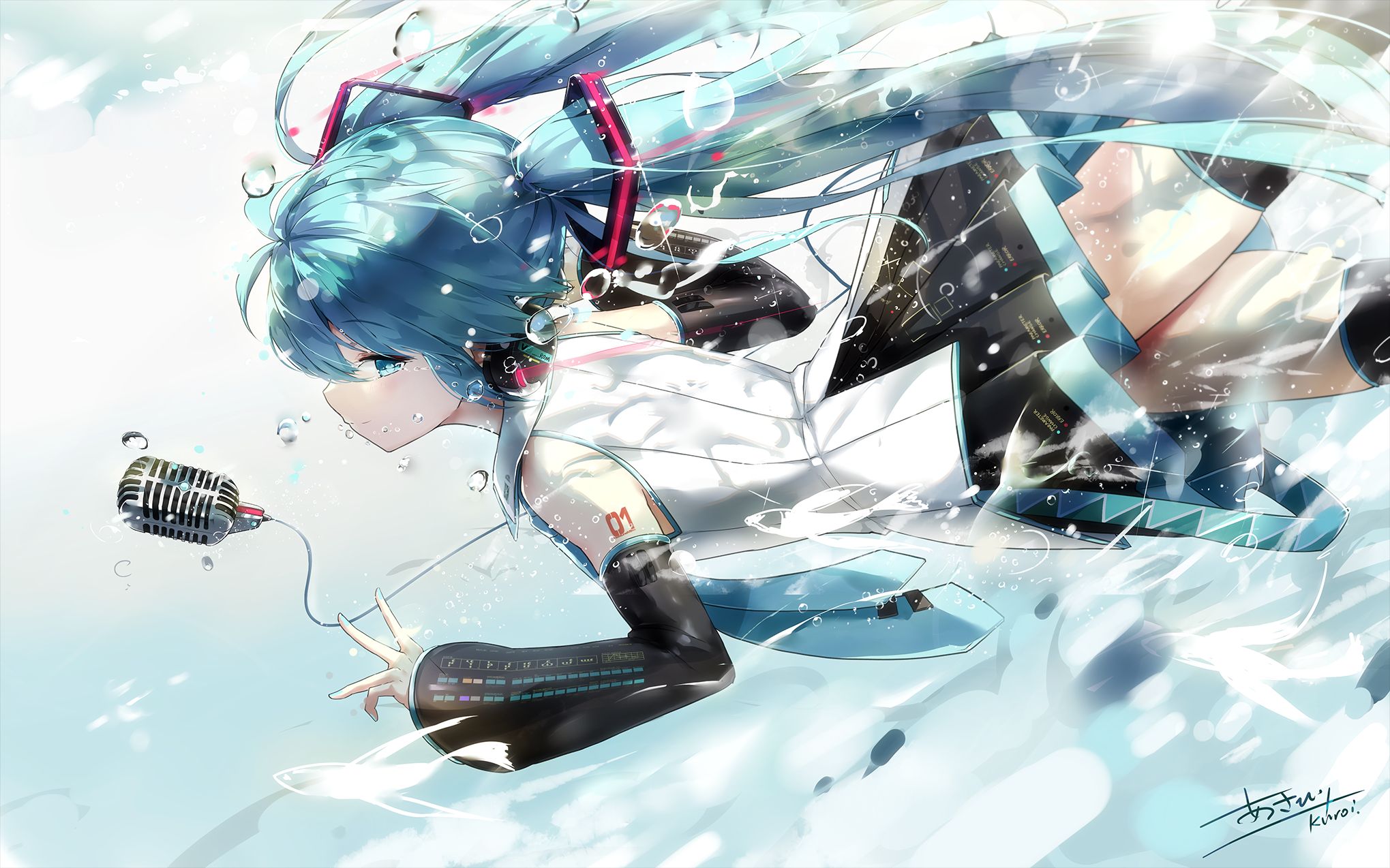 Handy-Wallpaper Vocaloid, Hatsune Miku, Animes kostenlos herunterladen.