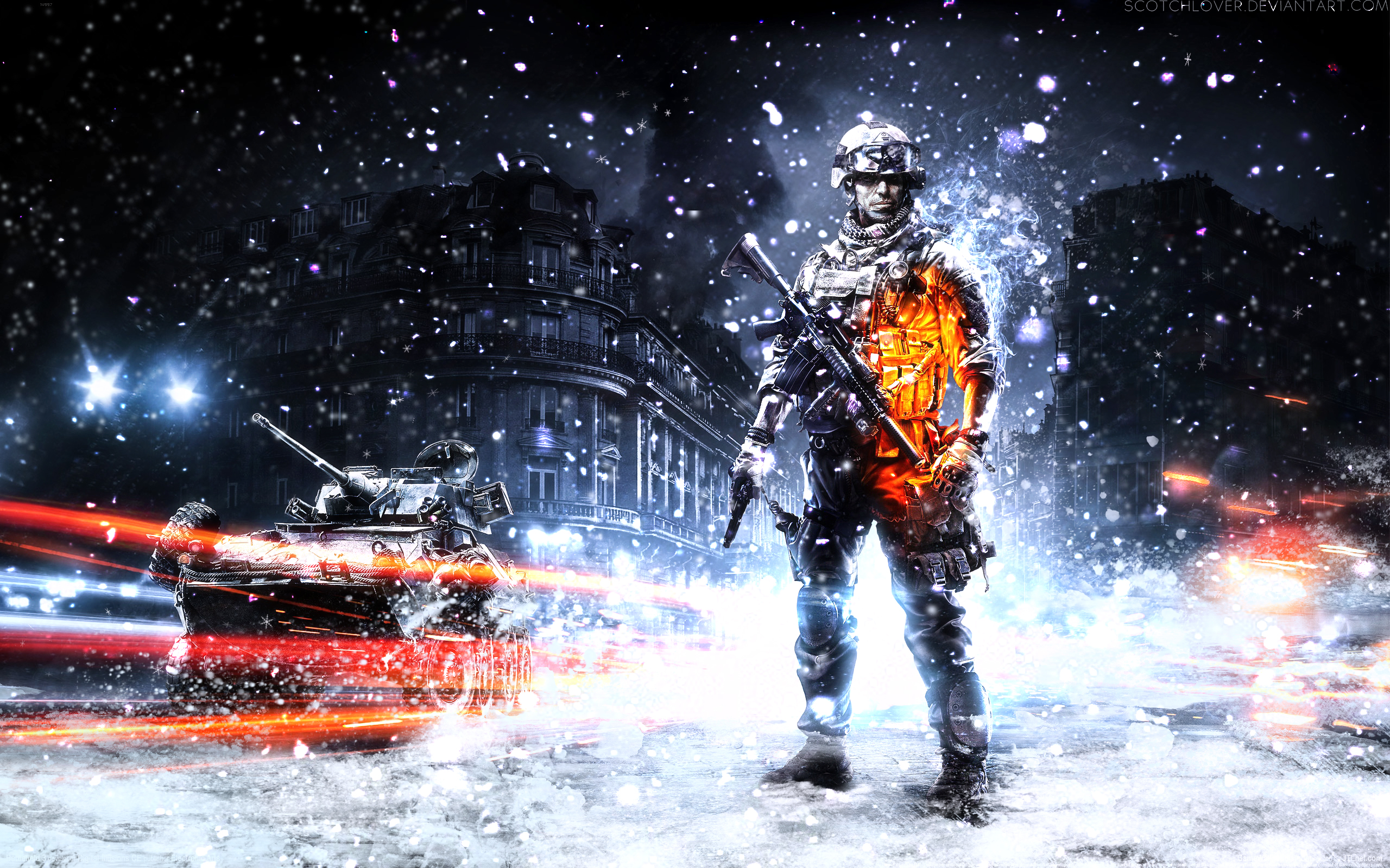 Laden Sie das Battlefield 3, Schlachtfeld, Computerspiele-Bild kostenlos auf Ihren PC-Desktop herunter