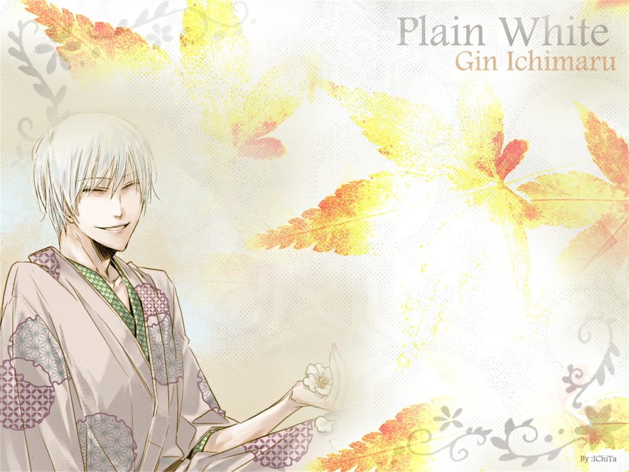 Handy-Wallpaper Bleach, Animes, Gin Ichimaru kostenlos herunterladen.