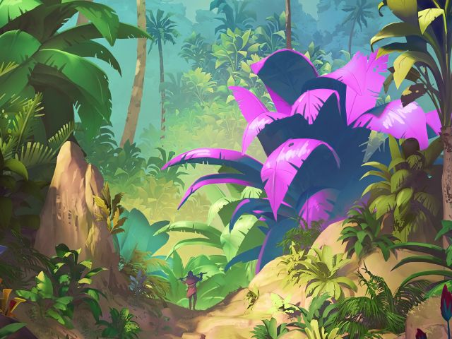 Download mobile wallpaper Fantasy, Forest, Jungle for free.