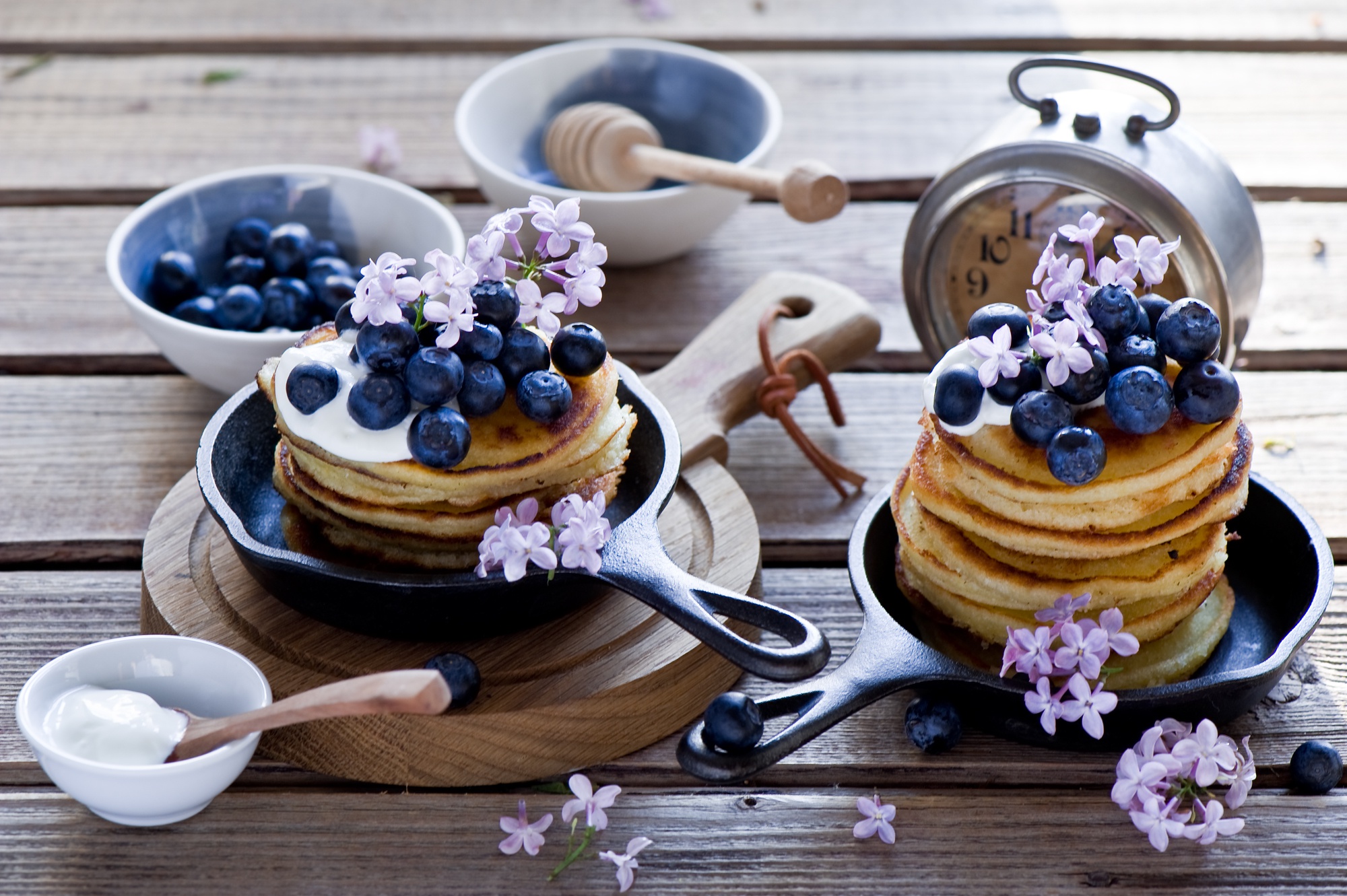 Download mobile wallpaper Food, Blueberry, Still Life, Berry, Fruit, Breakfast, Pancake for free.