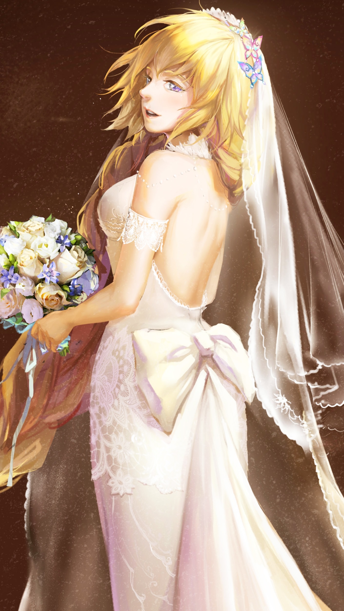 Download mobile wallpaper Anime, Wedding Dress, Fate/grand Order, Fate/apocrypha, Jeanne D'arc (Fate Series), Ruler (Fate/apocrypha), Fate Series for free.