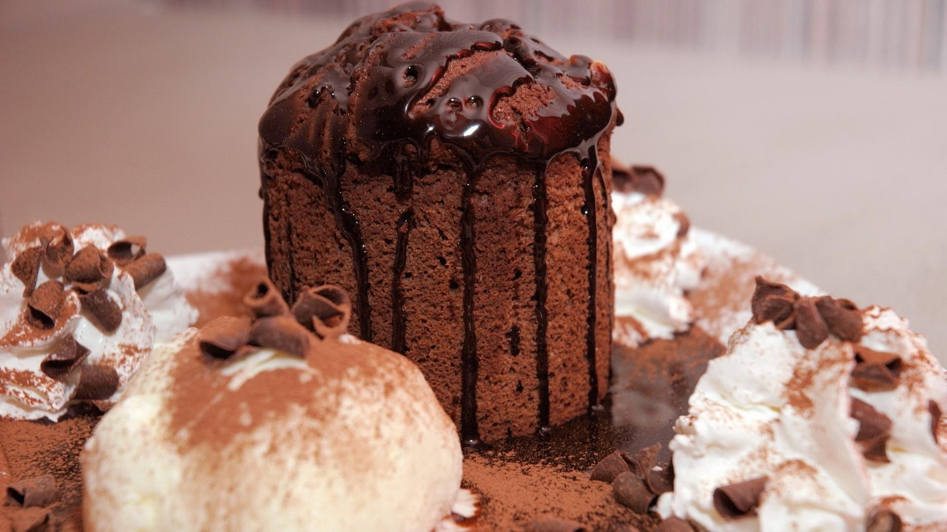 Laden Sie das Dessert, Schokolade, Kuchen, Creme, Süßigkeiten, Nahrungsmittel-Bild kostenlos auf Ihren PC-Desktop herunter