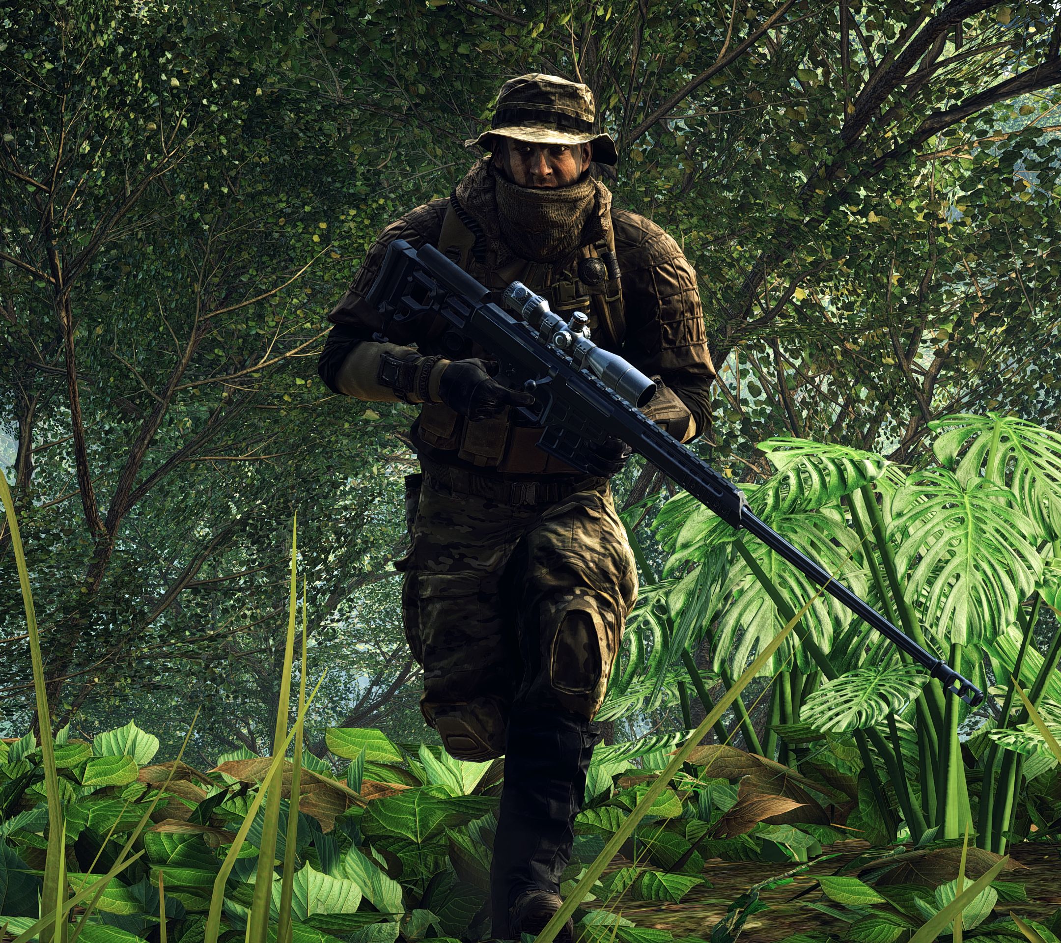 Free download wallpaper Battlefield, Soldier, Video Game, Sniper, Sniper Rifle, Battlefield 4 on your PC desktop