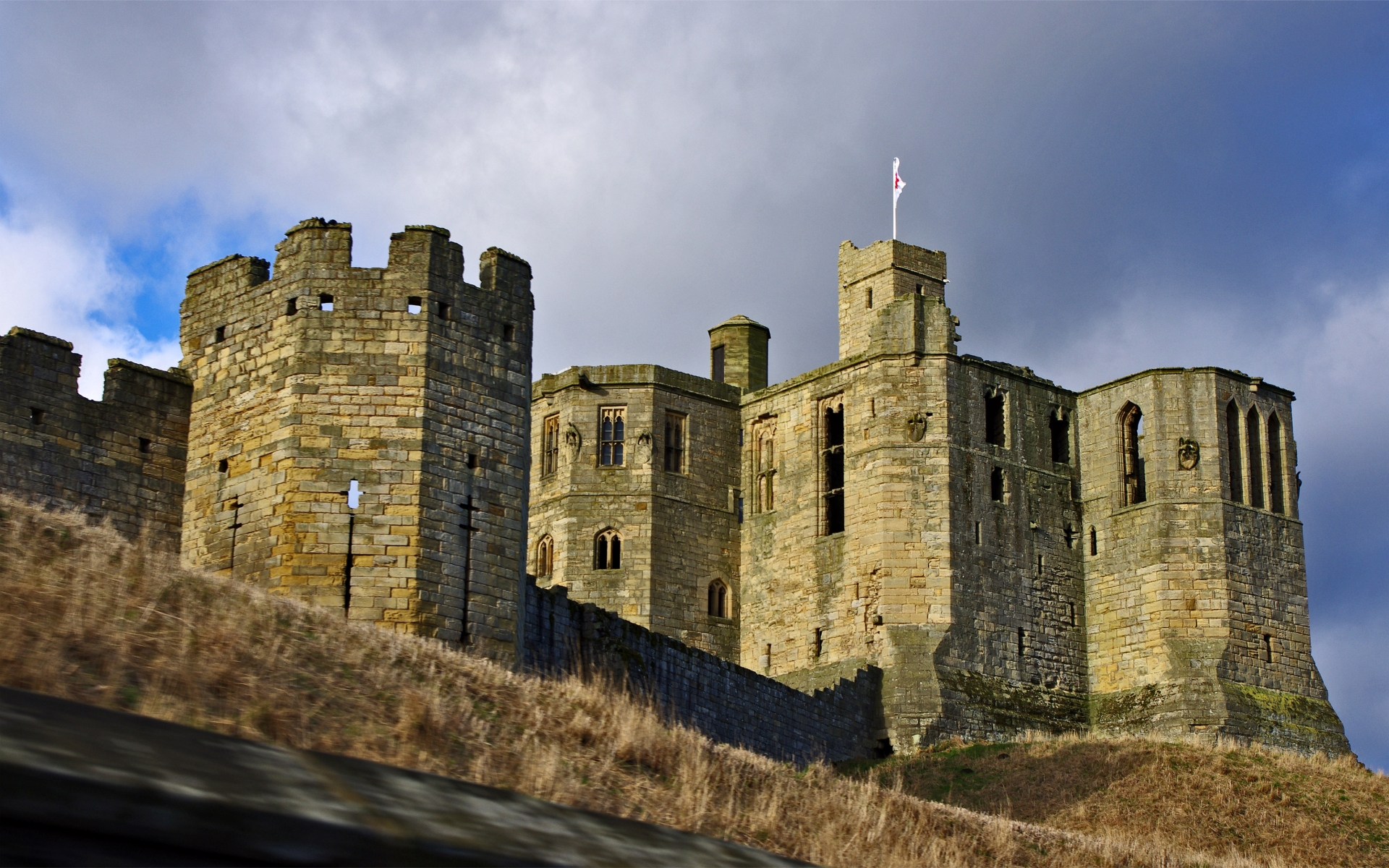 346008 baixar papel de parede feito pelo homem, castelo de warkworth, castelos - protetores de tela e imagens gratuitamente
