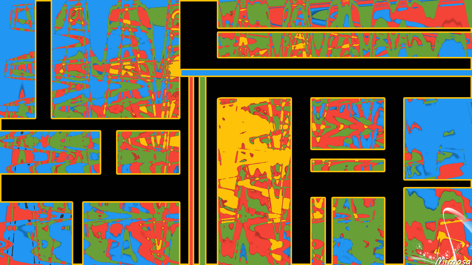 922197 Hintergrundbild herunterladen abstrakt, geometrische formen, blau, bunt, grün, rechteck, gelb - Bildschirmschoner und Bilder kostenlos