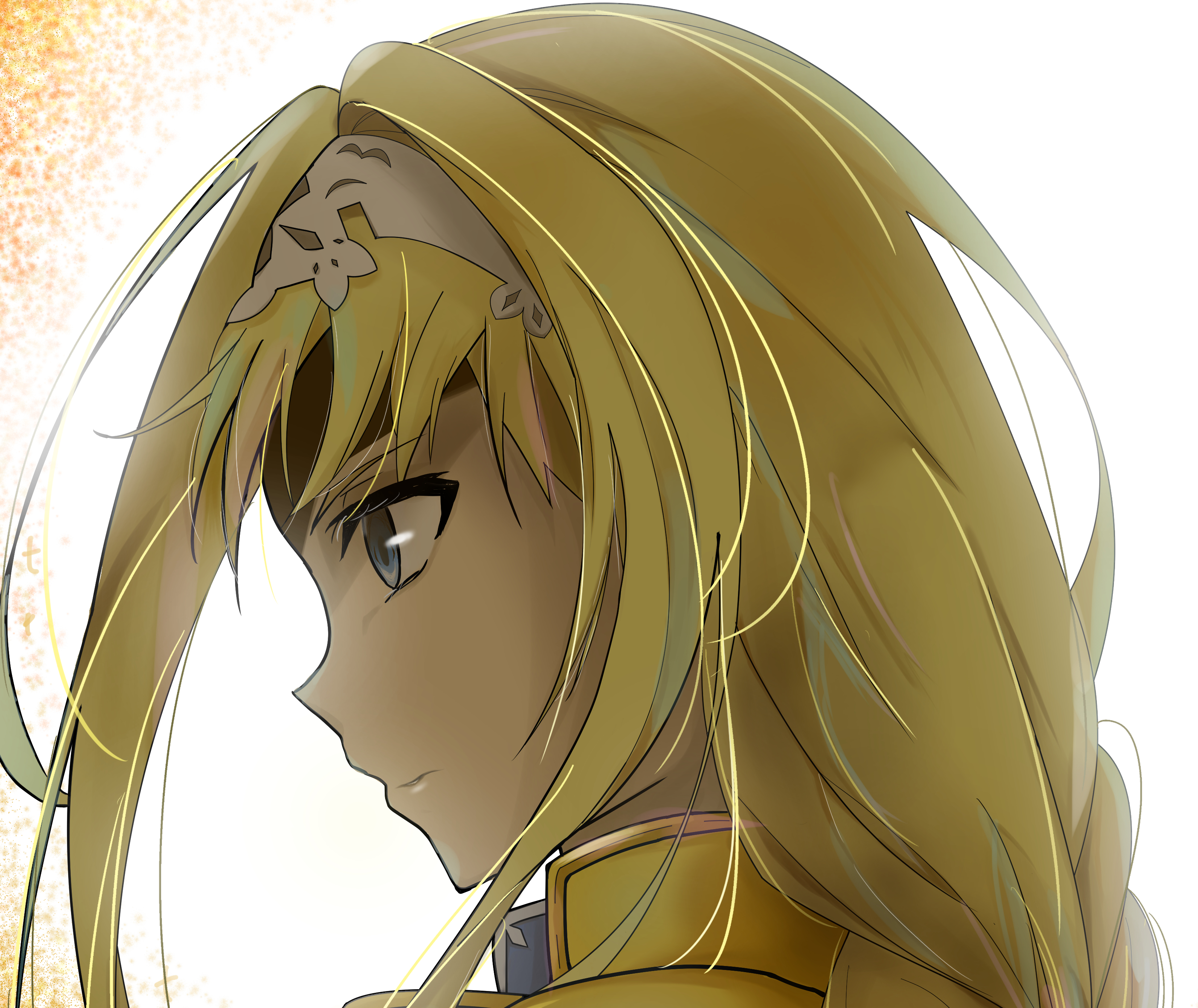 Handy-Wallpaper Blaue Augen, Blondinen, Animes, Sword Art Online, Alice Zuberg, Schwertkunst Online: Alicization kostenlos herunterladen.