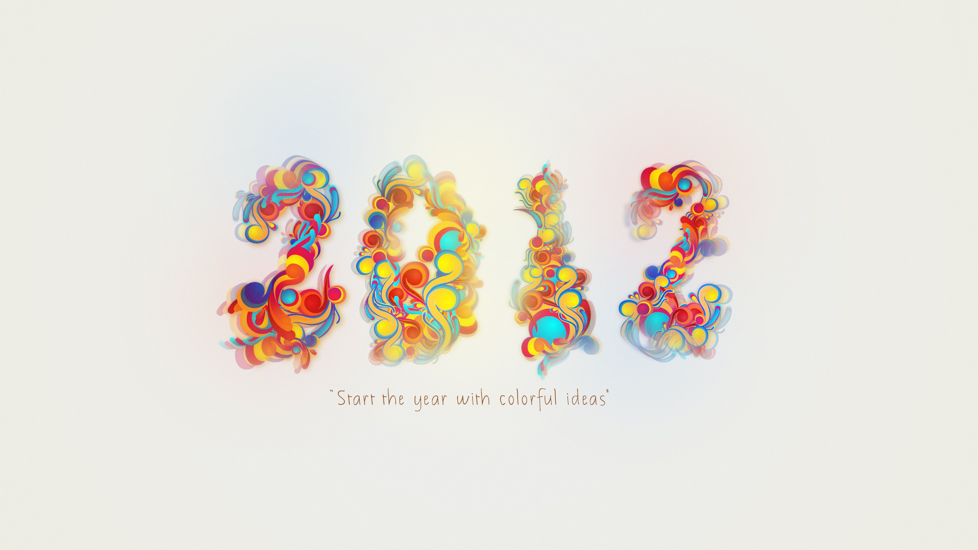Téléchargez gratuitement l'image Vacances, Nouvel An 2012 sur le bureau de votre PC