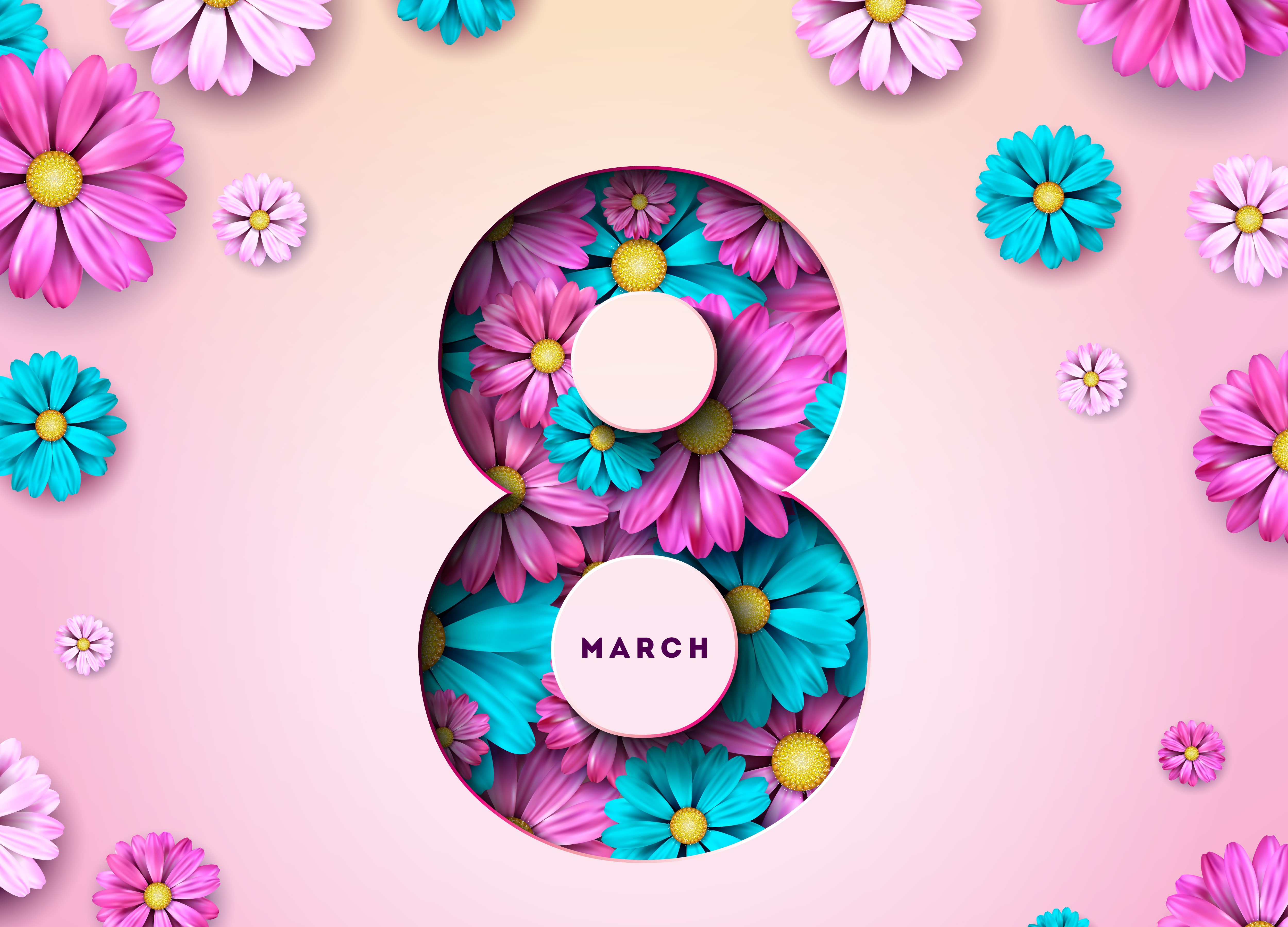 Download mobile wallpaper Flower, Holiday, Women's Day for free.